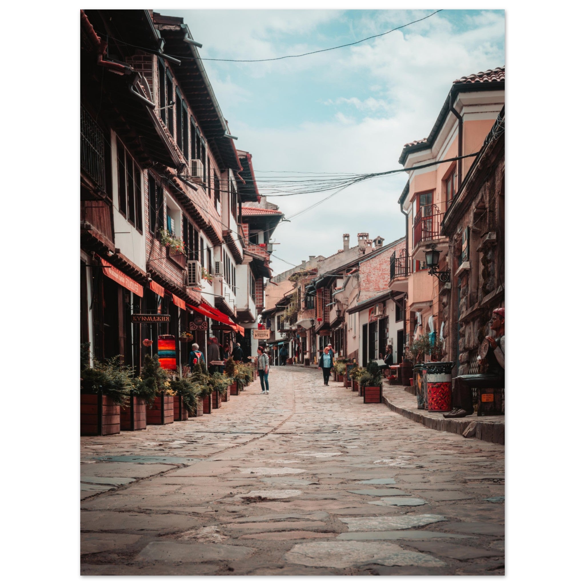 Veliko Turnovo Street Scene – Bulgaria | Metal Print