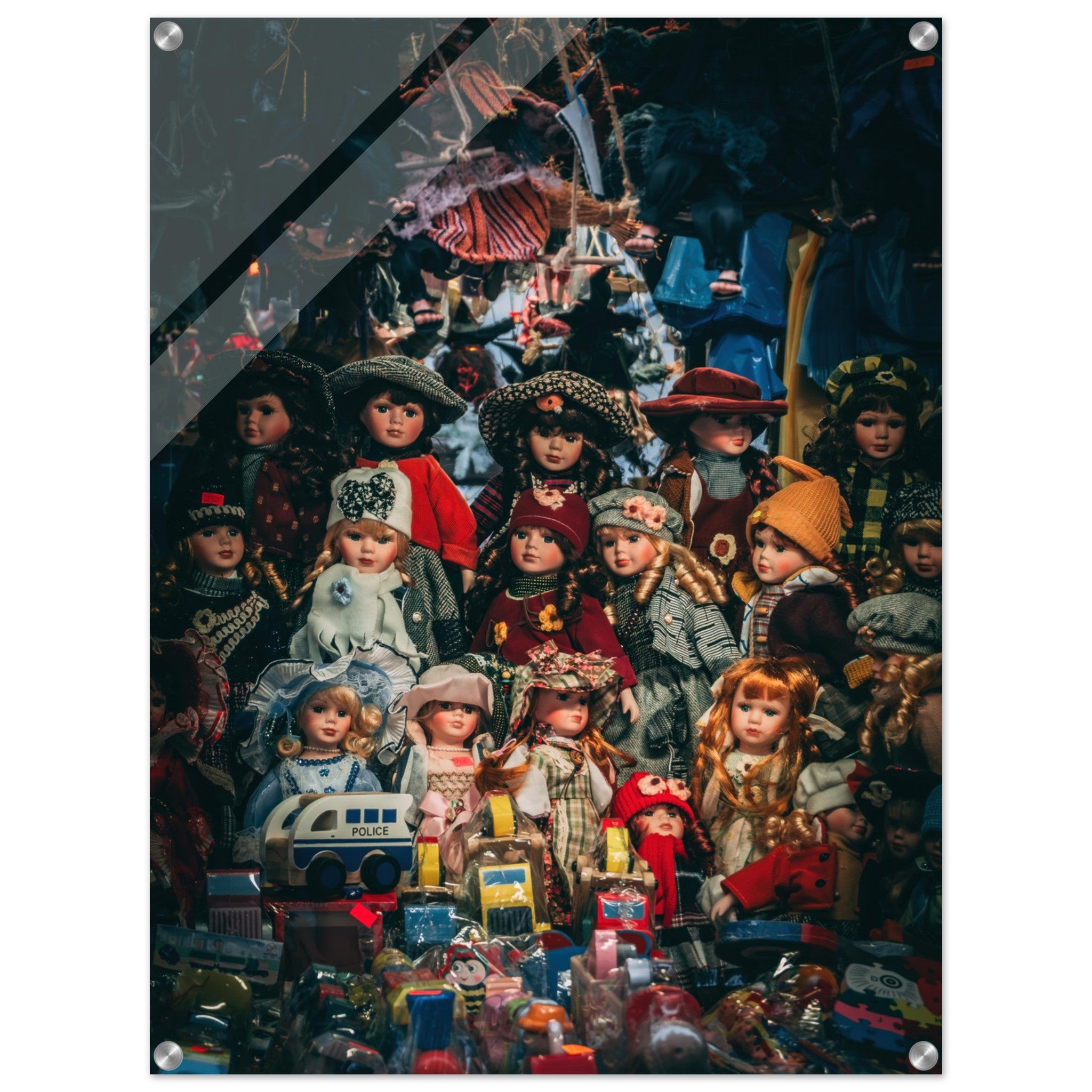 Dolls of Prague: A Market Day Snapshot | Acrylic Print
