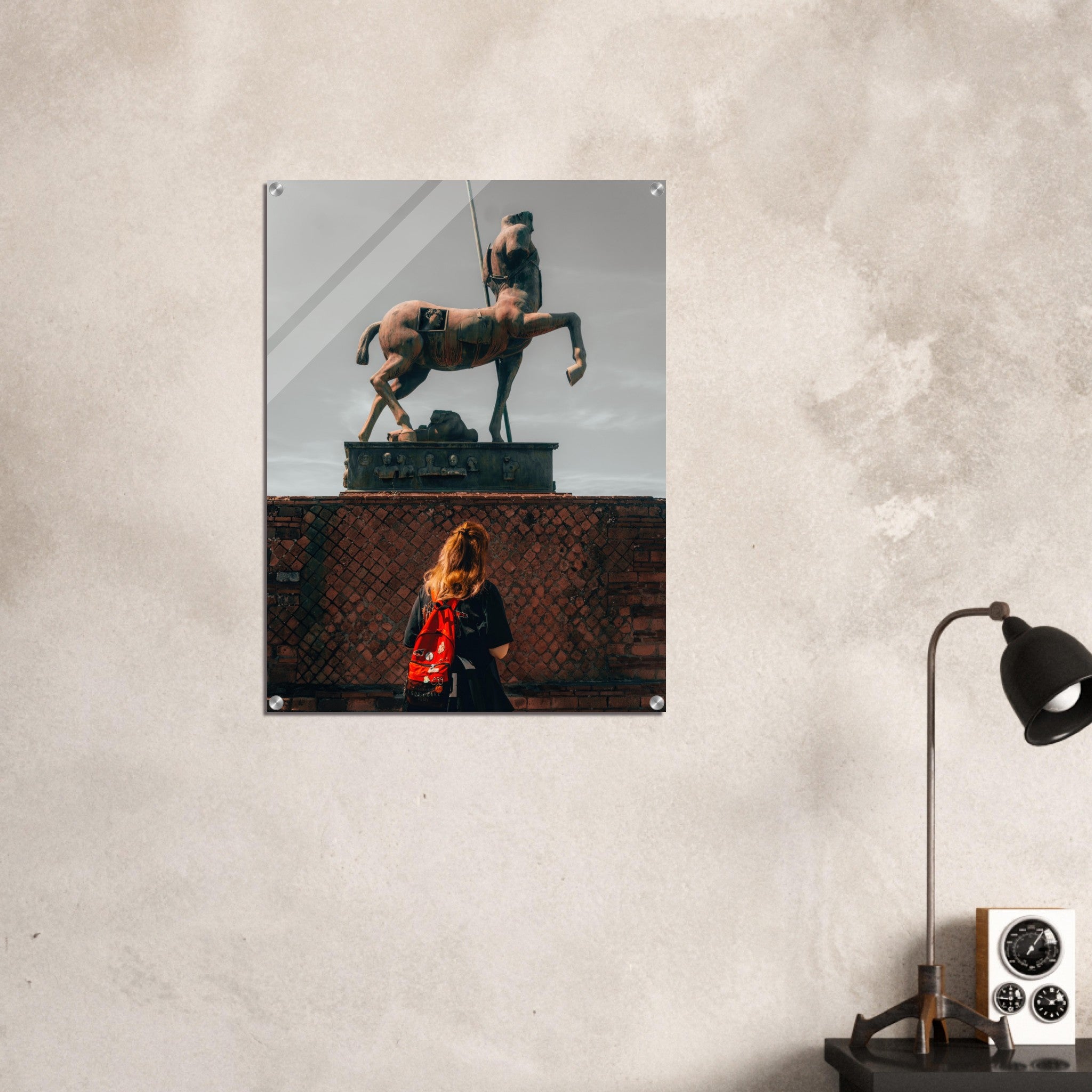 Enchanting Pompeii: Capturing the Centaur Statue | Acrylic Print