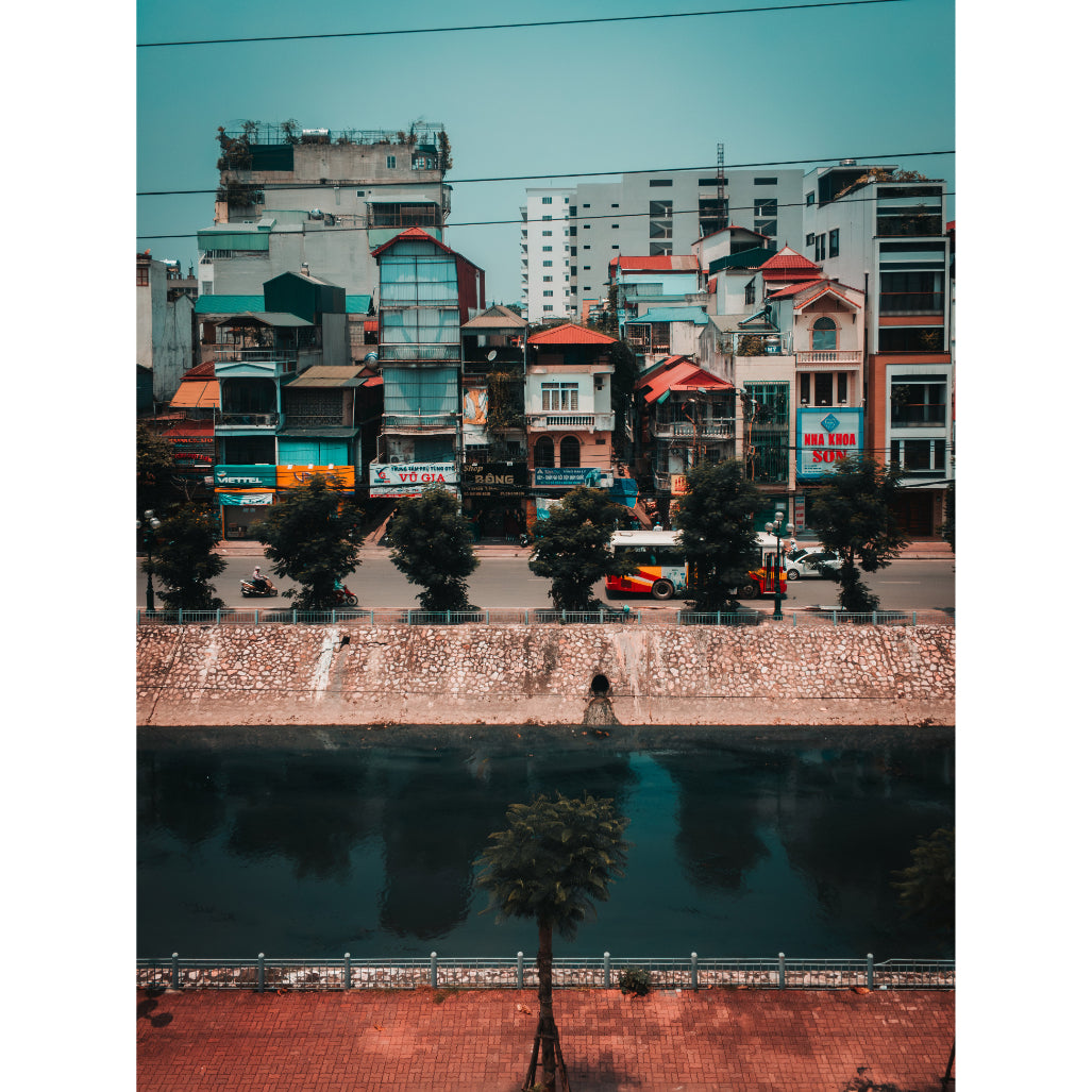 Captivating Hanoi City: Urban River Beauty | Acrylic Print