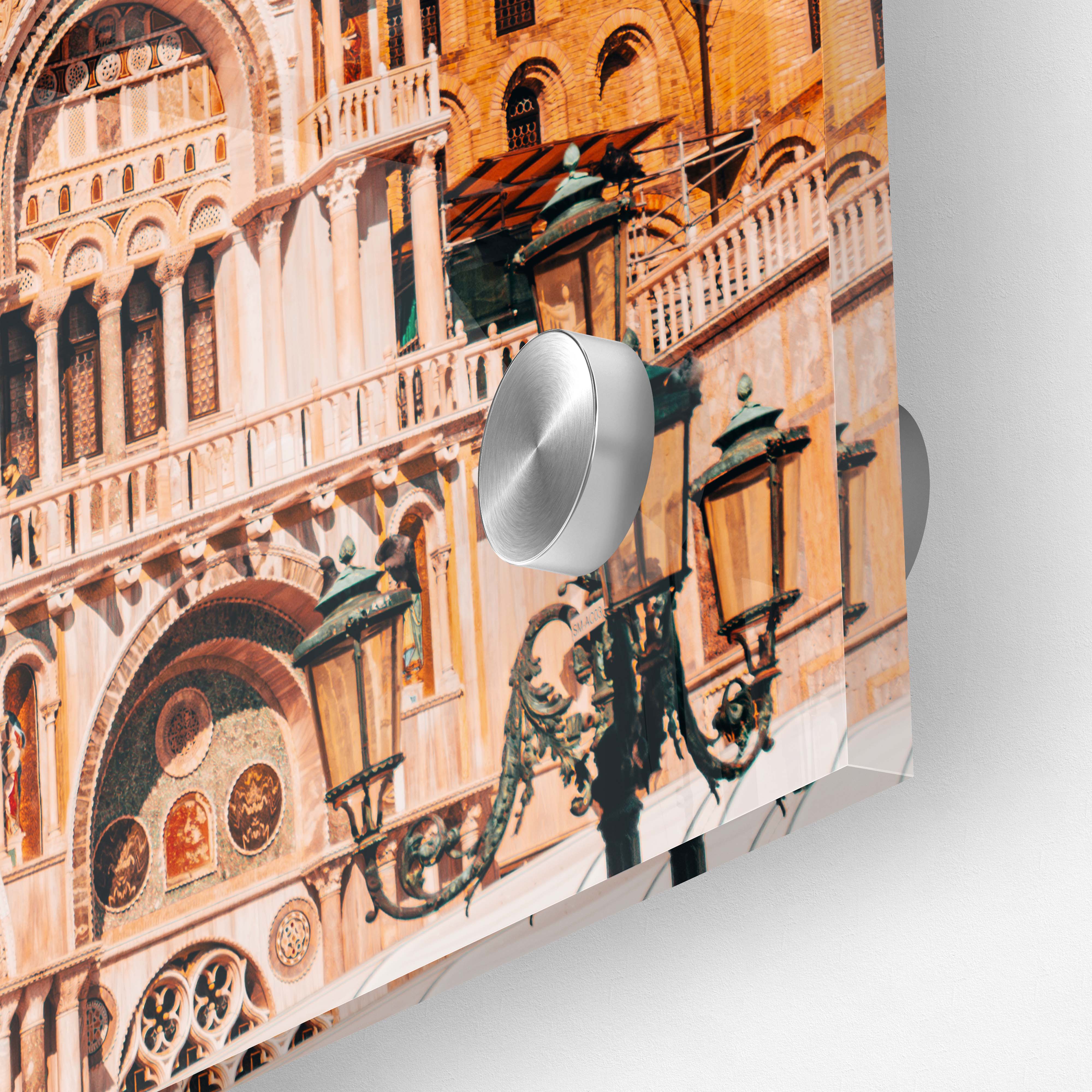 Architectural Elegance: Venice's Saint Mark's Facade | Acrylic Print