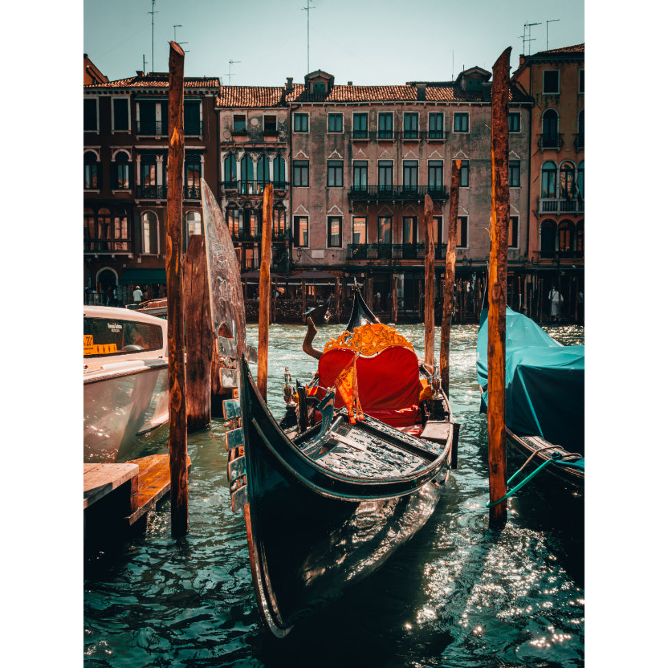 Venice in Detail: Gondola Elegance | Acrylic Print