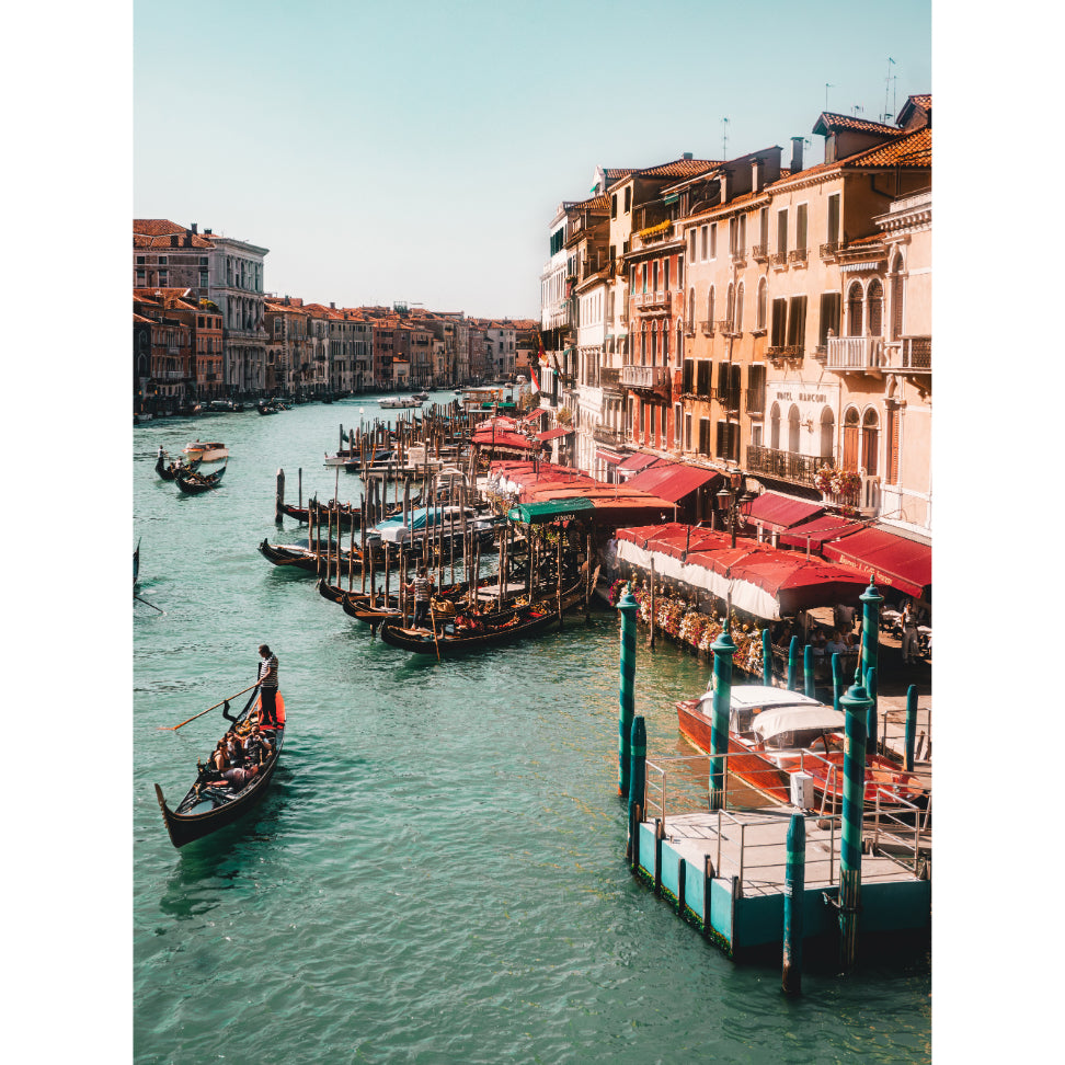 Grand Canal Journey: Venice's Floating Parade | Acrylic Print