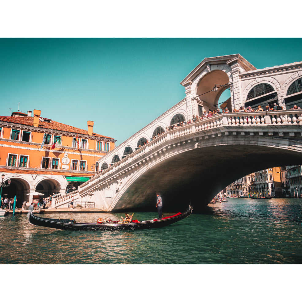 The Rialto Archway: Venice's Waterway Icon II | Acrylic Print