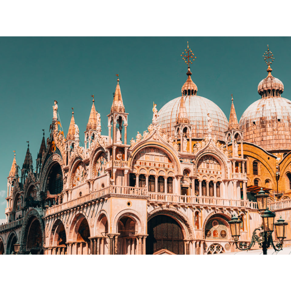 Architectural Elegance: Venice's Saint Mark's Facade | Acrylic Print