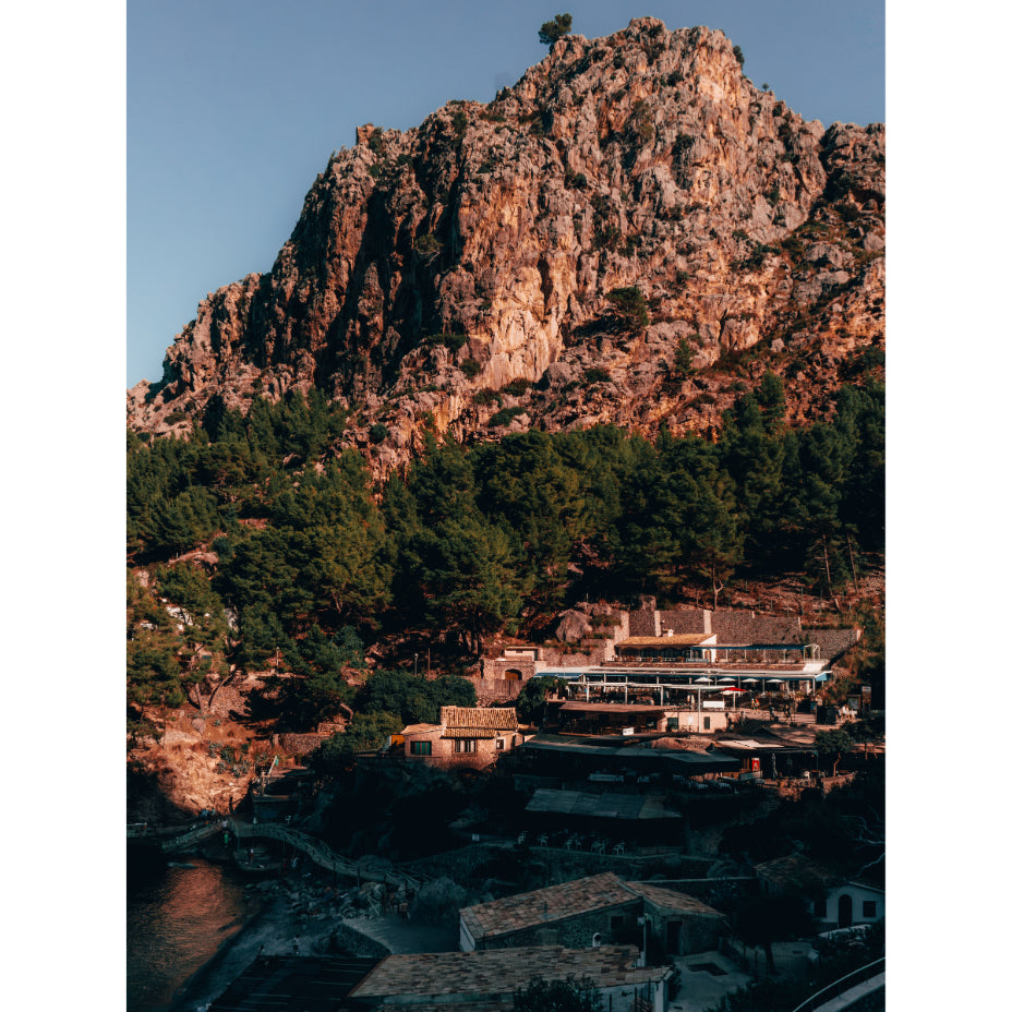 Mallorca's Hidden Corner: Cliffs in the Sunset | Acrylic Print