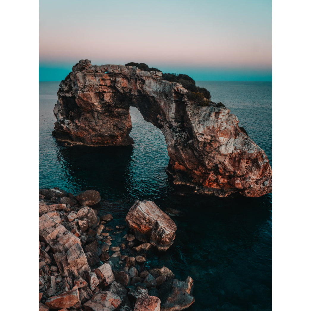 Mallorca's Natural Arch: Es Pontàs at Twilight | Canvas
