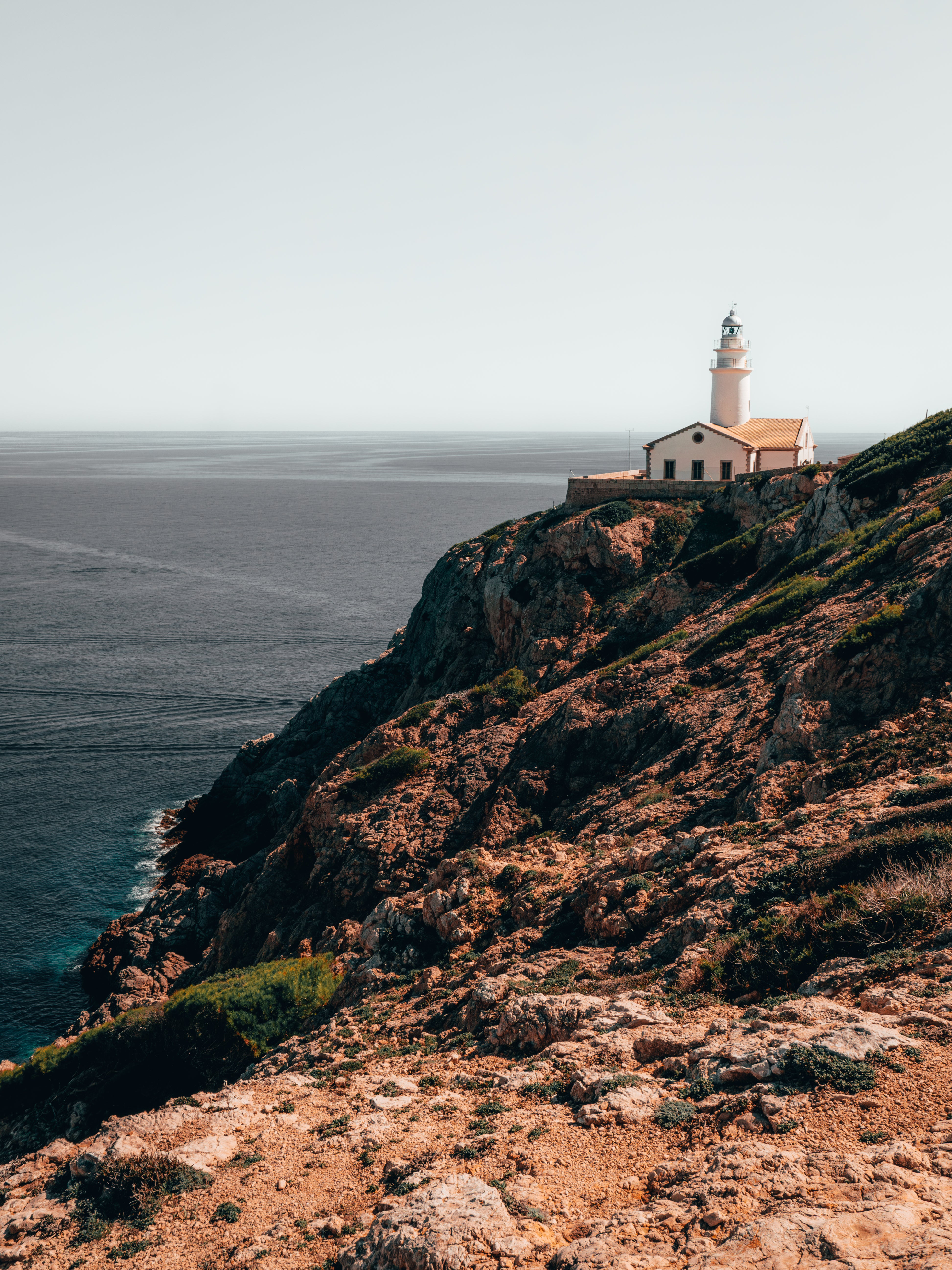 Mallorca's Coastal Beacon: The Capdepera Lighthouse | Poster