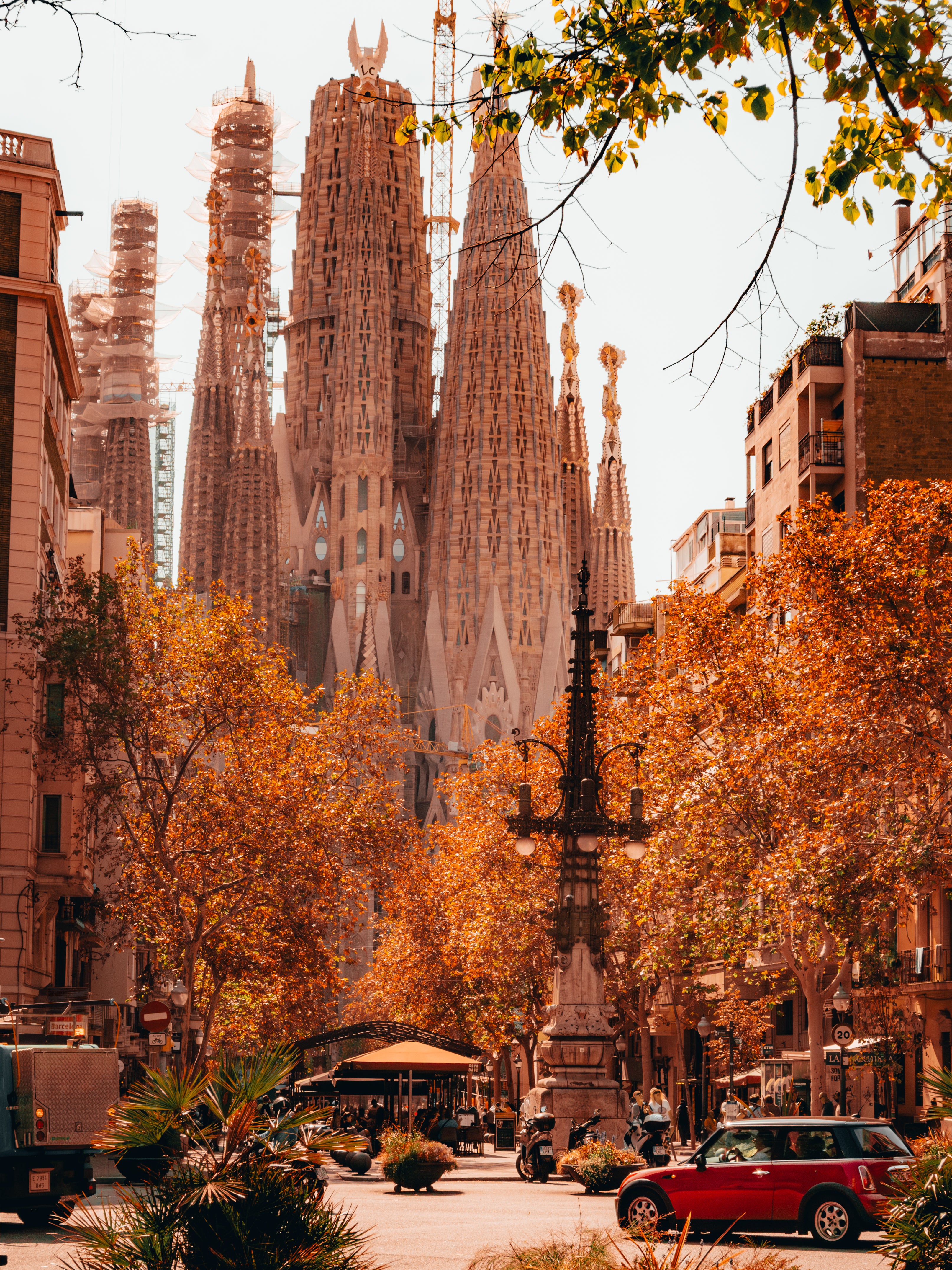 A Day in Barcelona: The Sagrada Família's Timeless Appeal | Poster