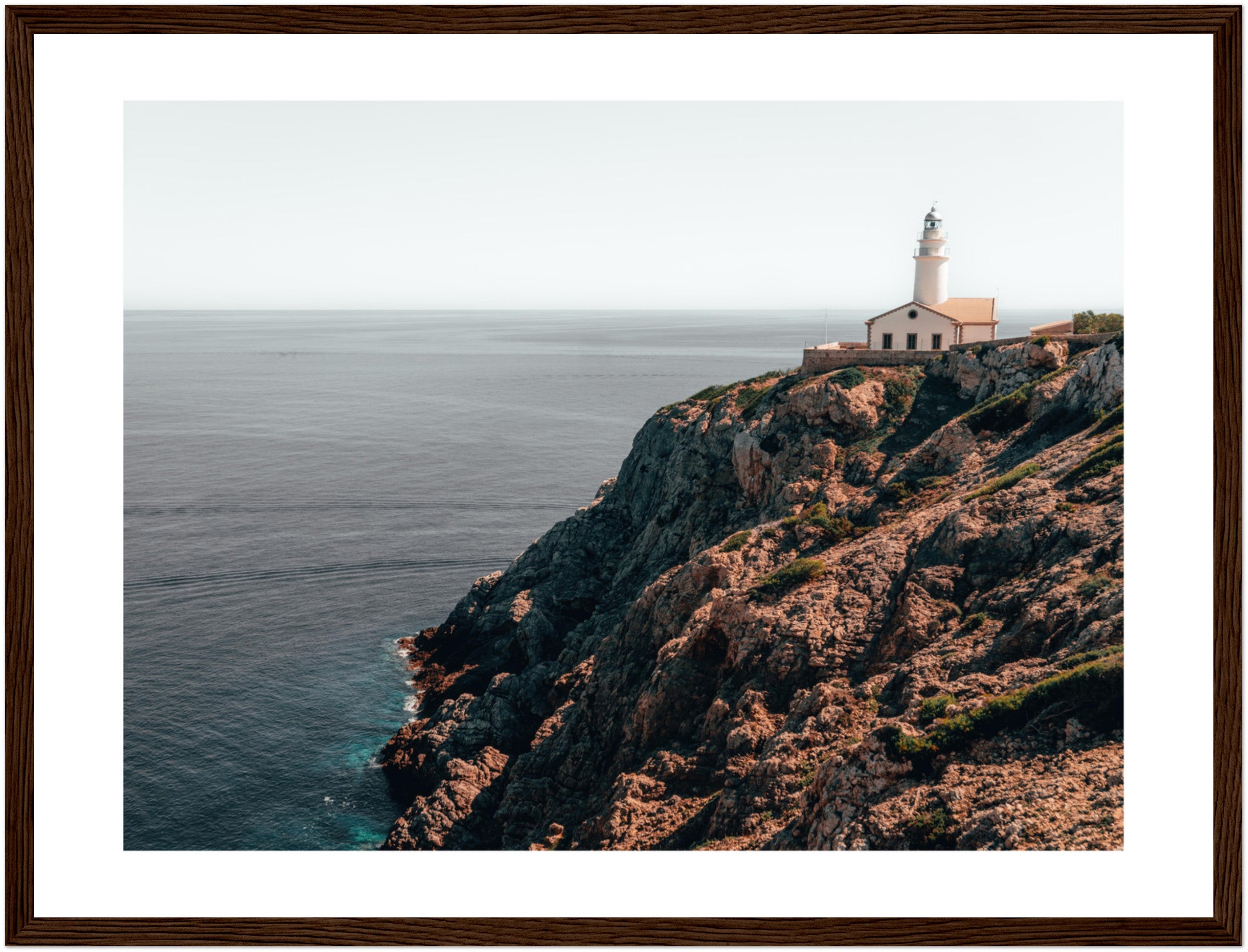 Mallorca's Coastal Beacon: The Capdepera Lighthouse II | Poster