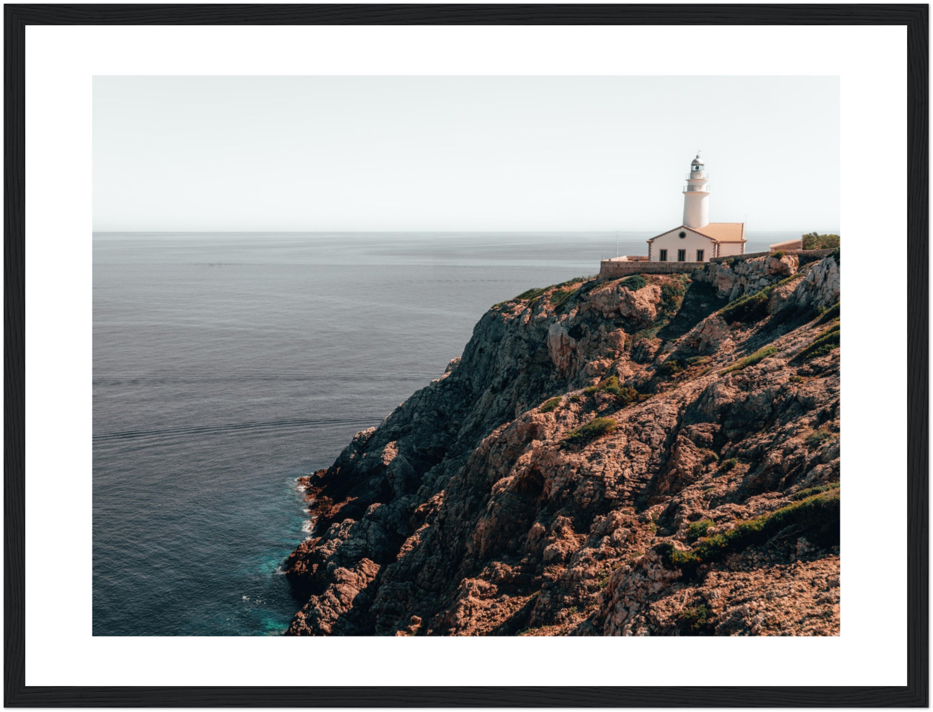 Mallorca's Coastal Beacon: The Capdepera Lighthouse II | Poster