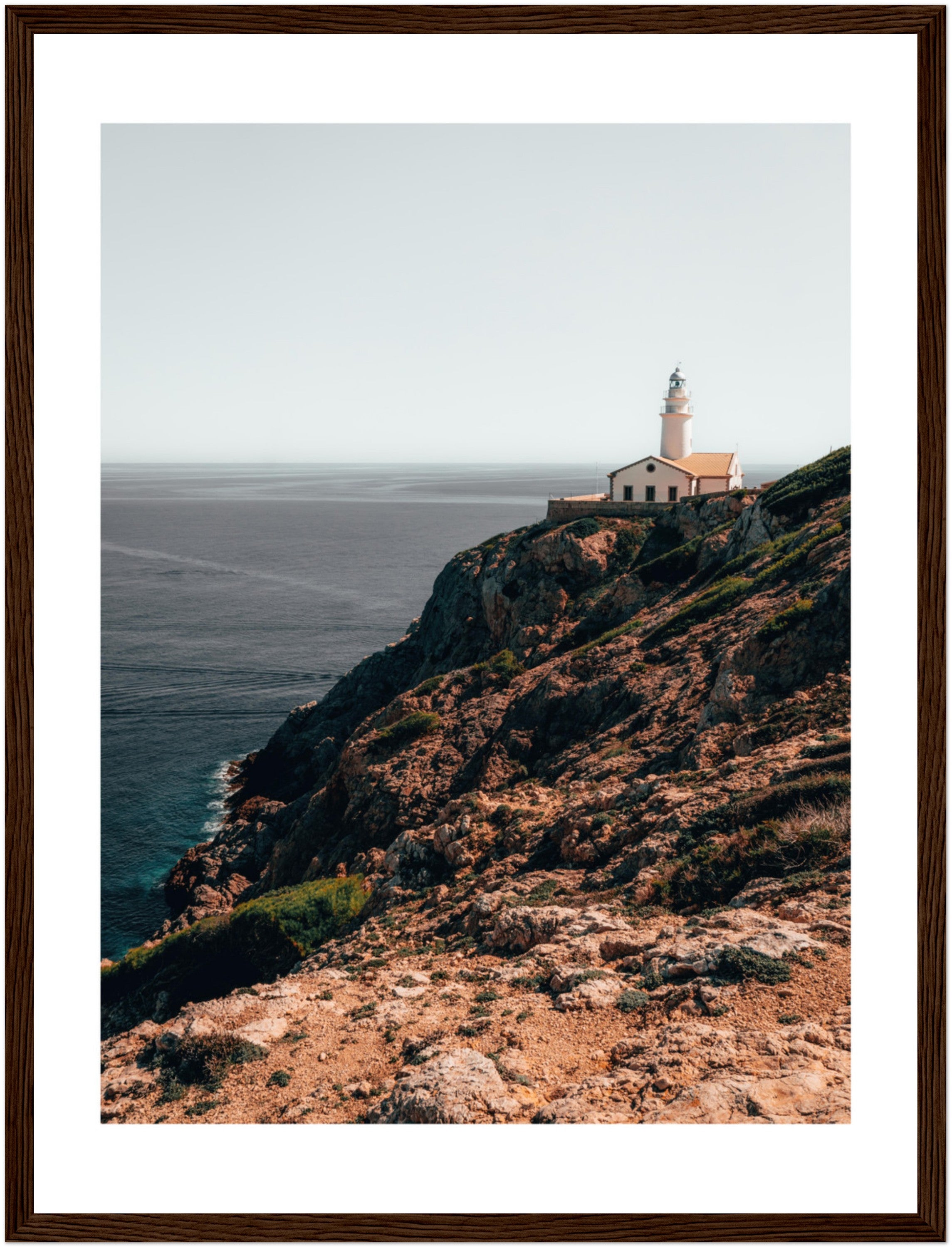 Mallorca's Coastal Beacon: The Capdepera Lighthouse | Poster