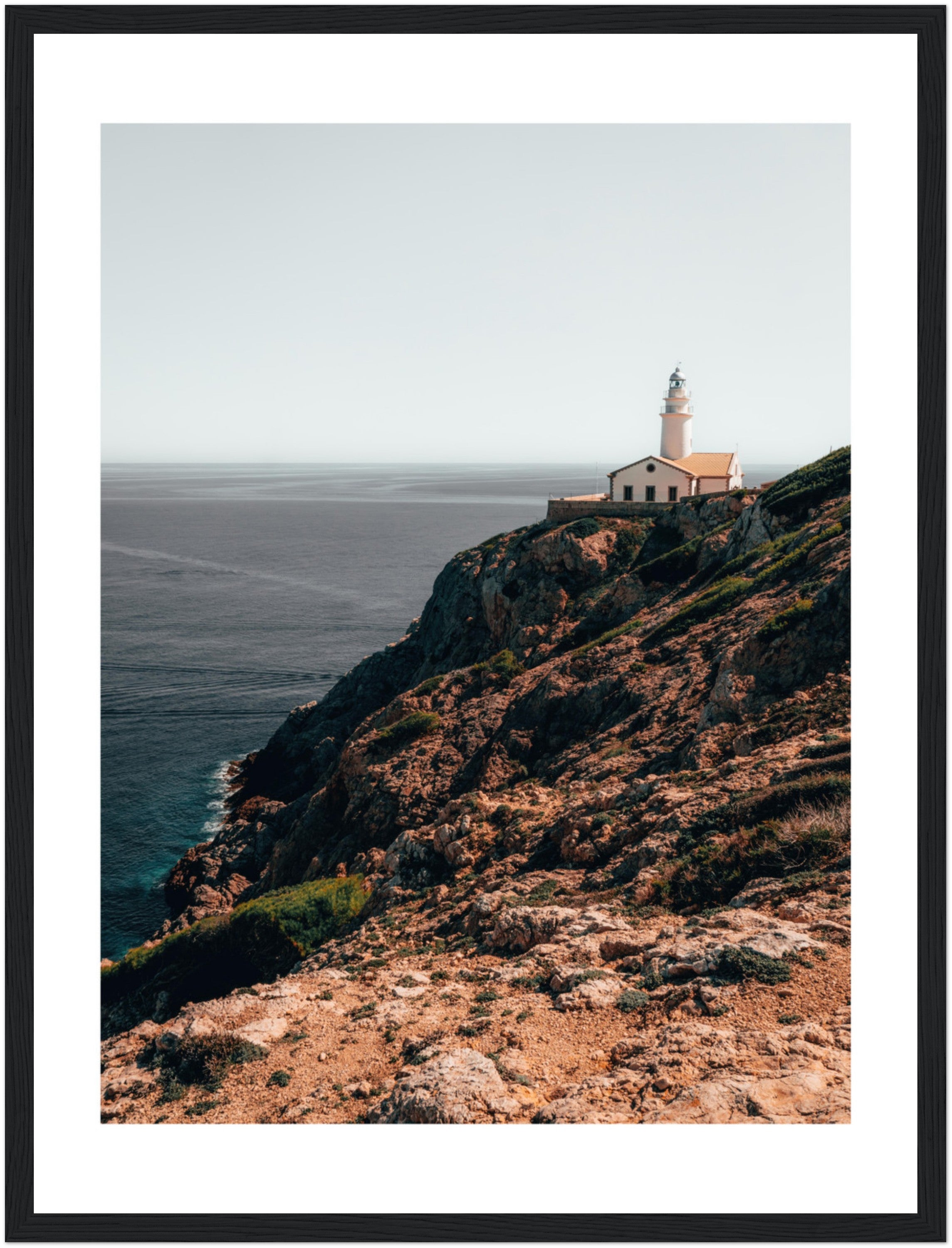Mallorca's Coastal Beacon: The Capdepera Lighthouse | Poster