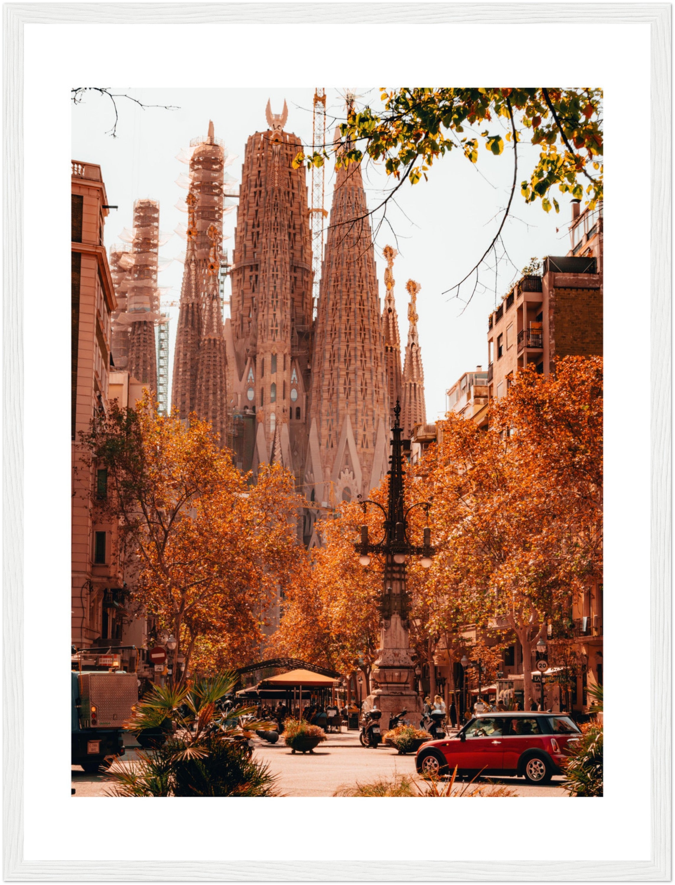A Day in Barcelona: The Sagrada Família's Timeless Appeal | Poster
