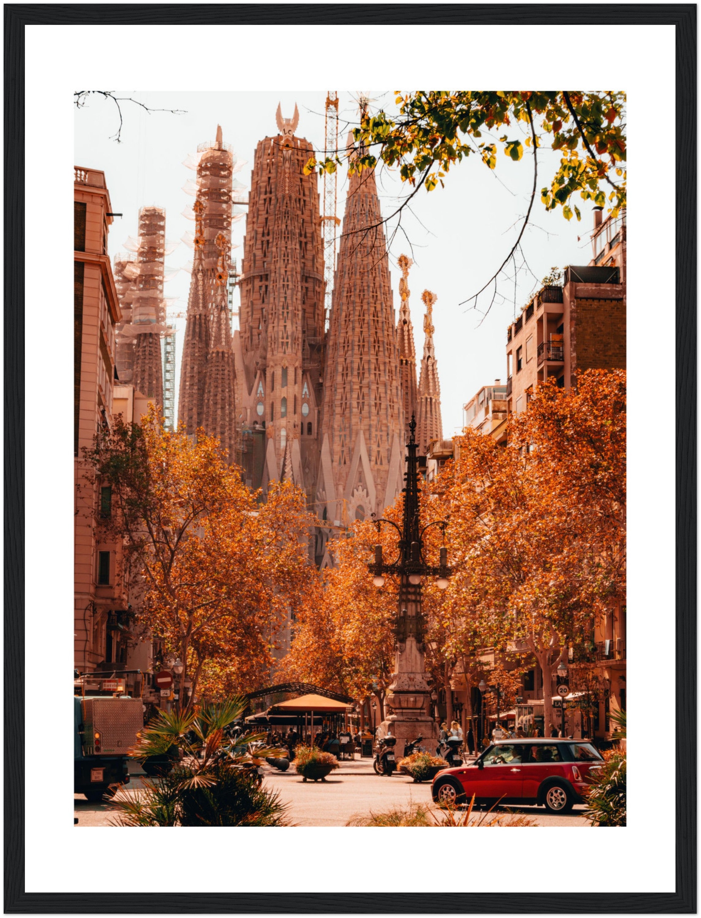 A Day in Barcelona: The Sagrada Família's Timeless Appeal | Poster