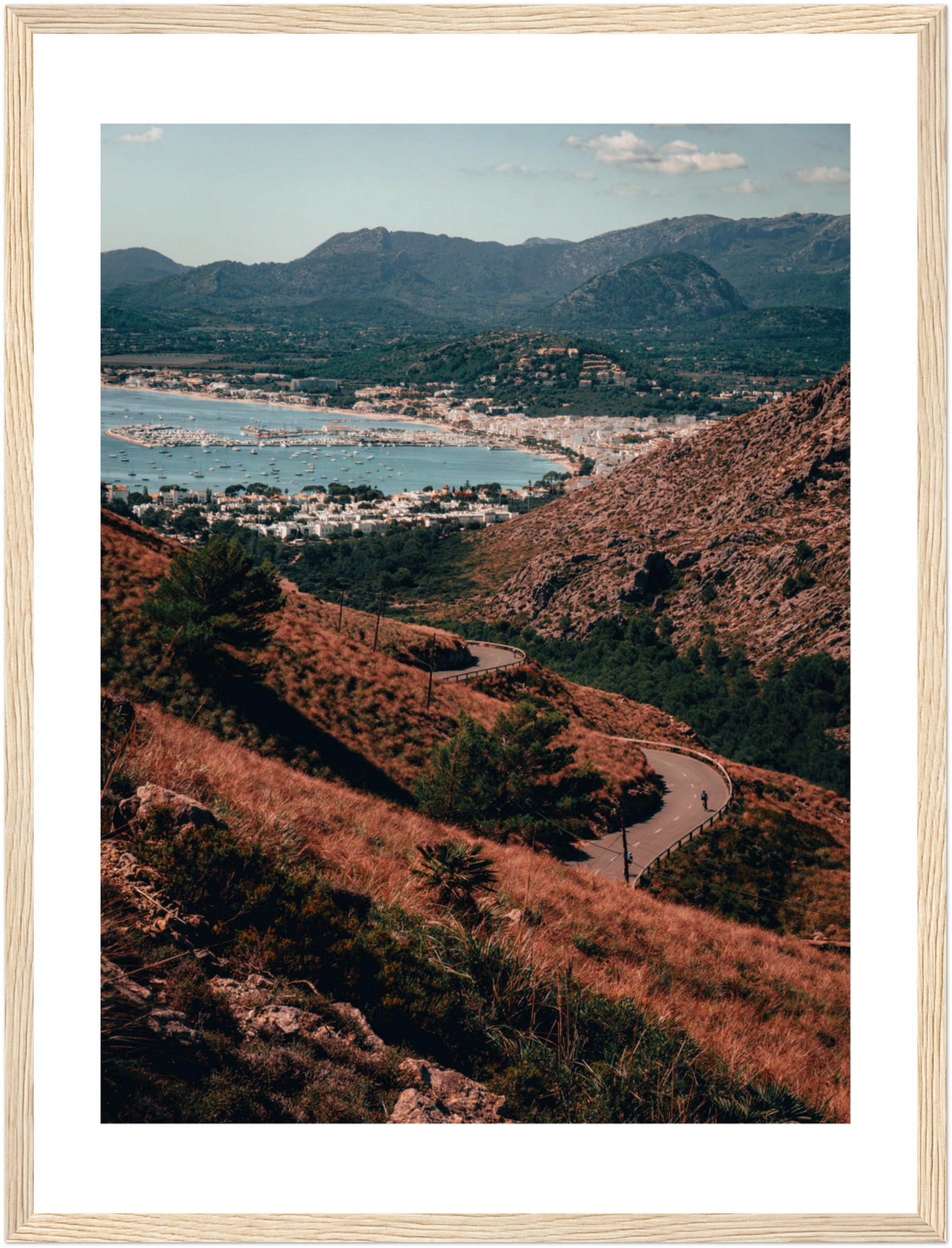 Scenic Route: Mallorca's Mountain Pass to the Sea | Poster