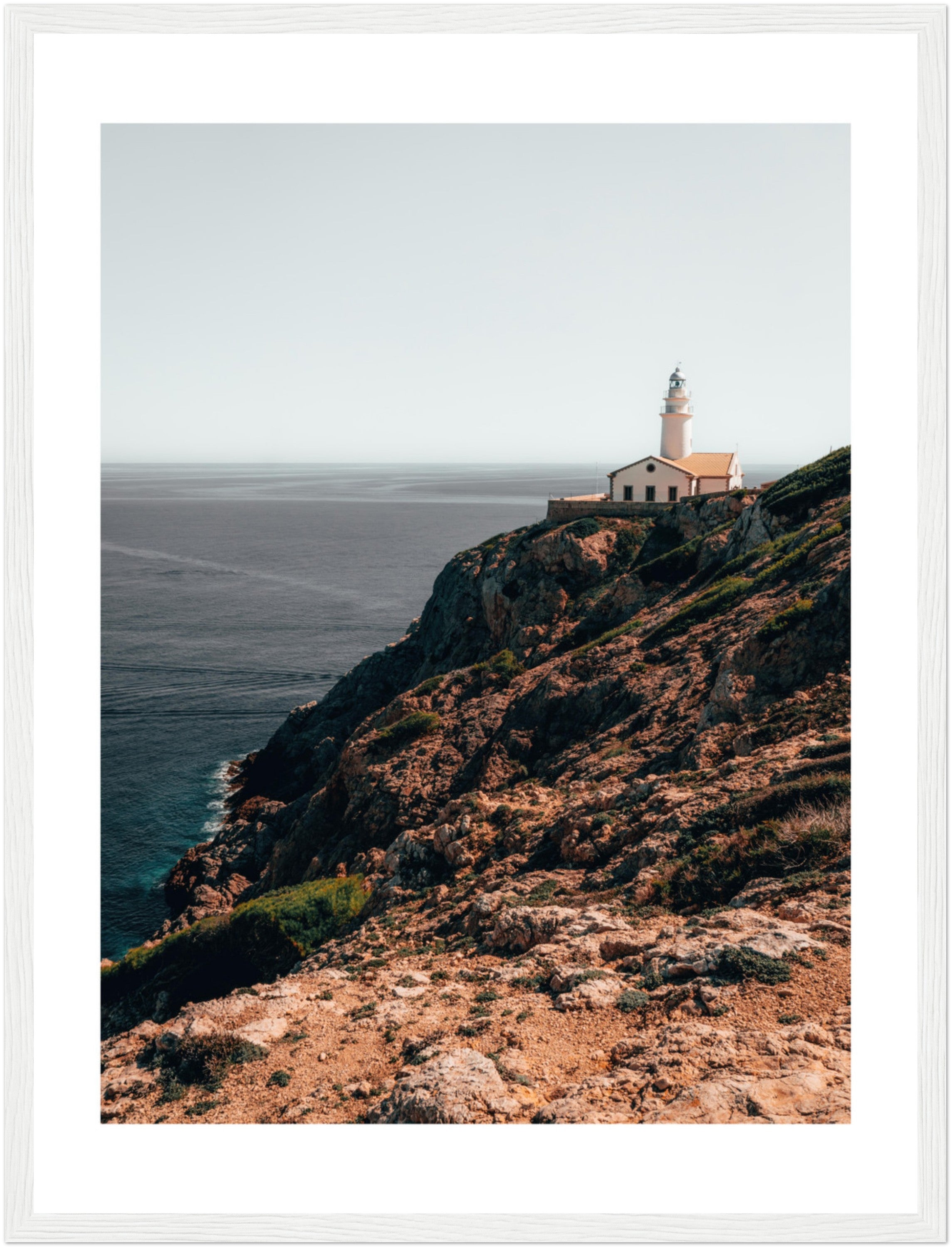 Mallorca's Coastal Beacon: The Capdepera Lighthouse | Poster