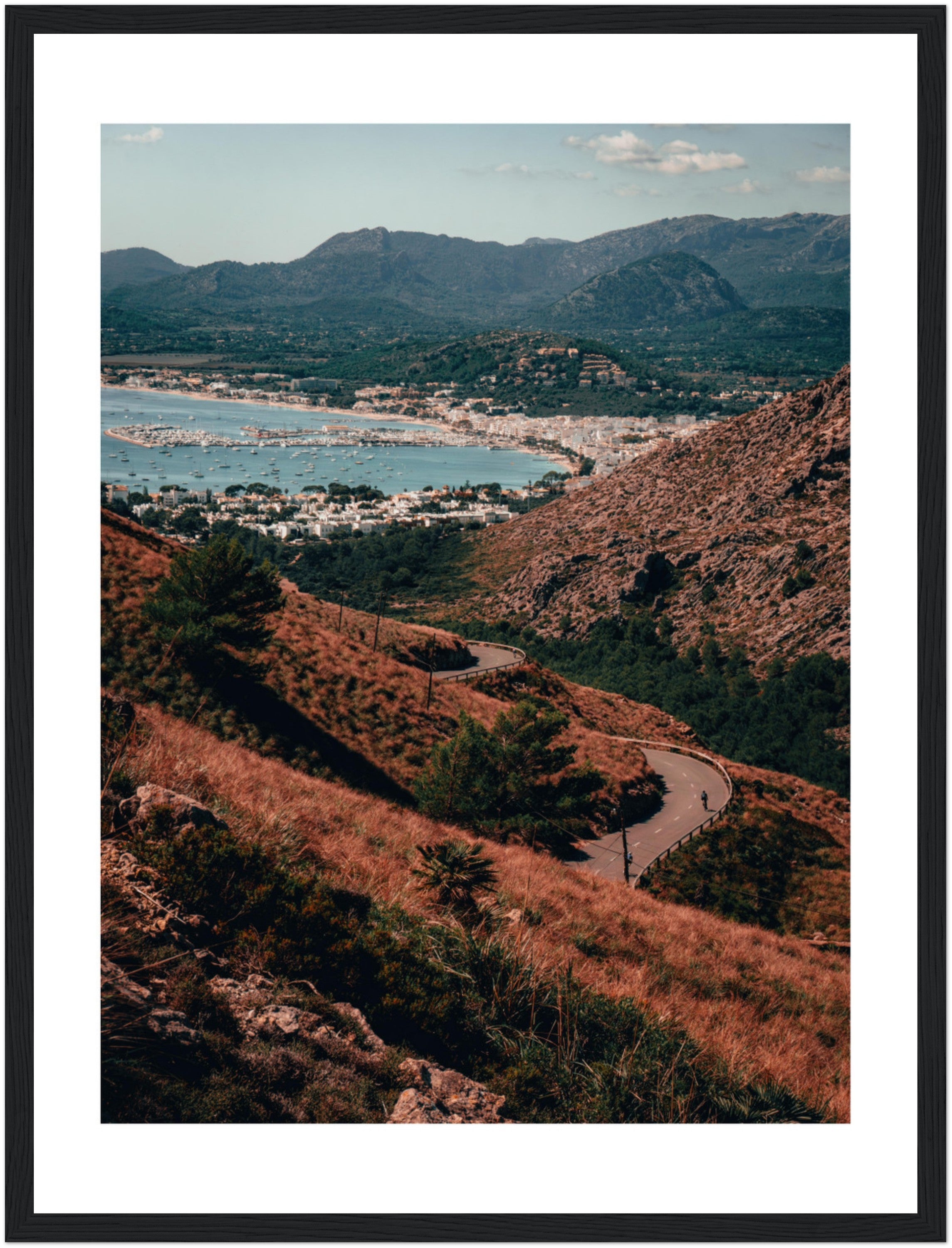 Scenic Route: Mallorca's Mountain Pass to the Sea | Poster