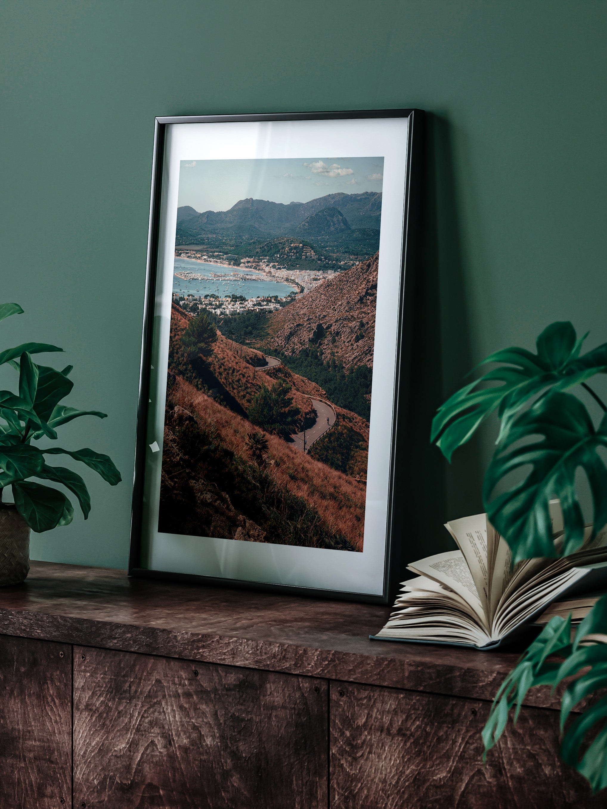 Scenic Route: Mallorca's Mountain Pass to the Sea | Poster
