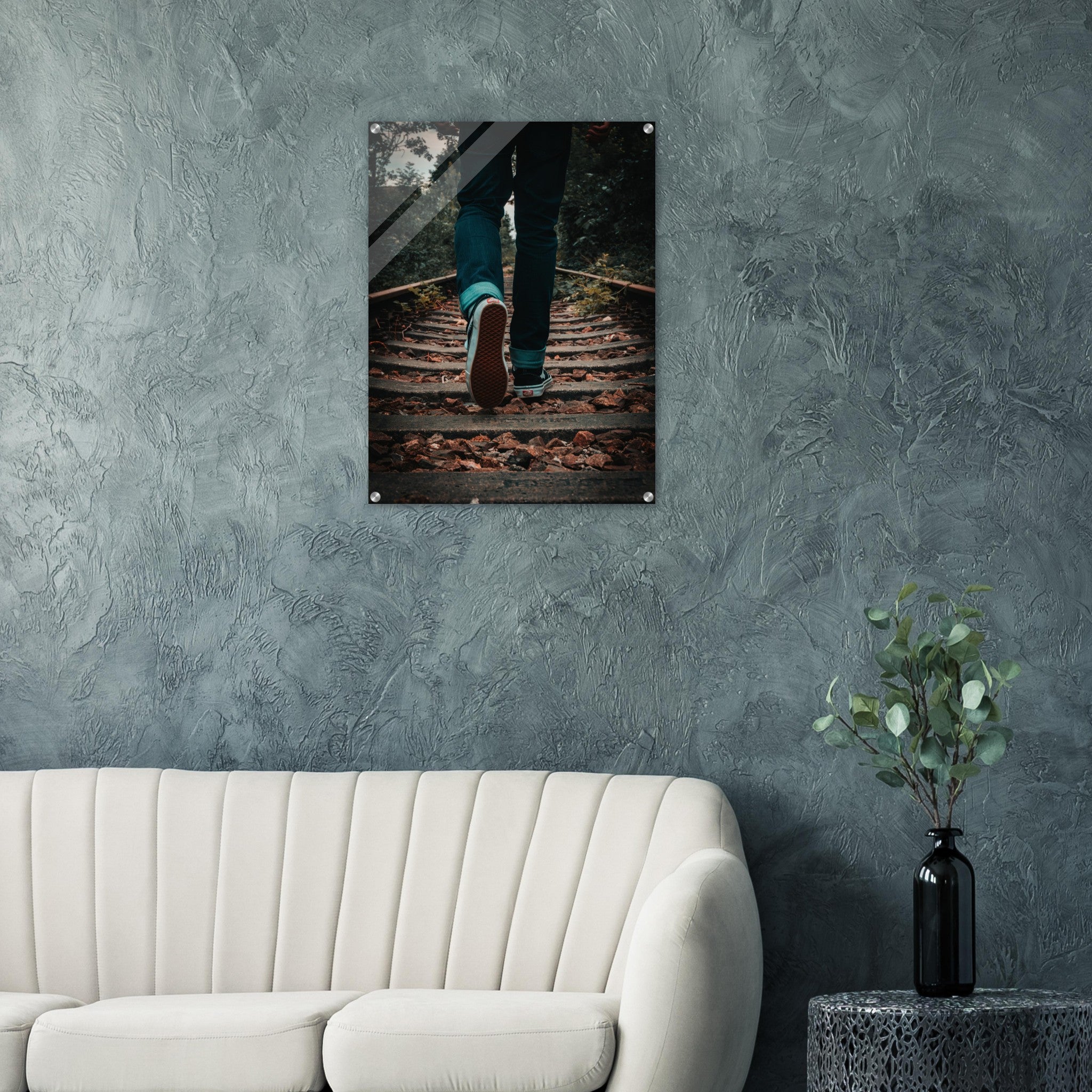Abandoned Railway Walk | Acrylic Print