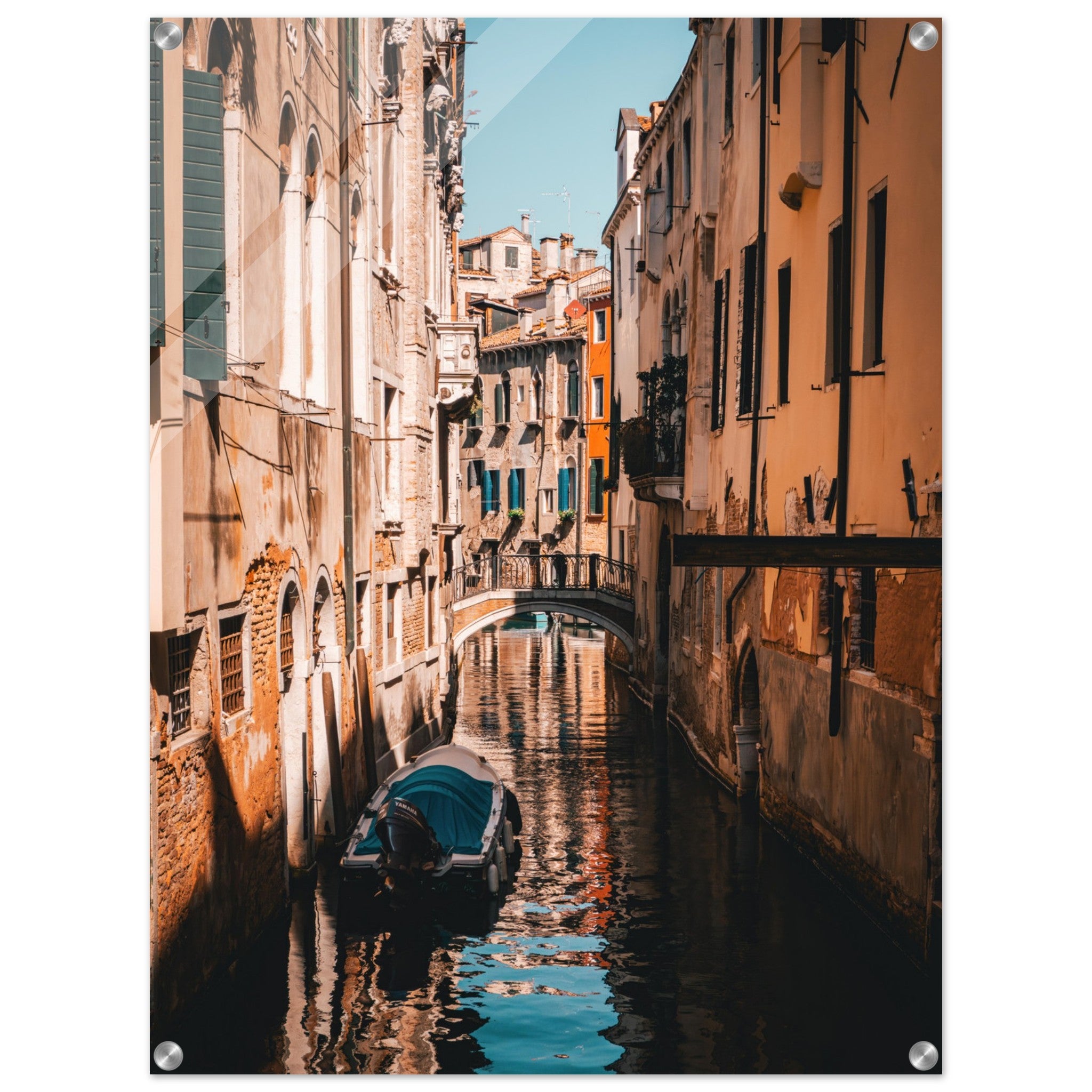 Calm Waters of Venice: A Serene Canal Scene | Acrylic Print