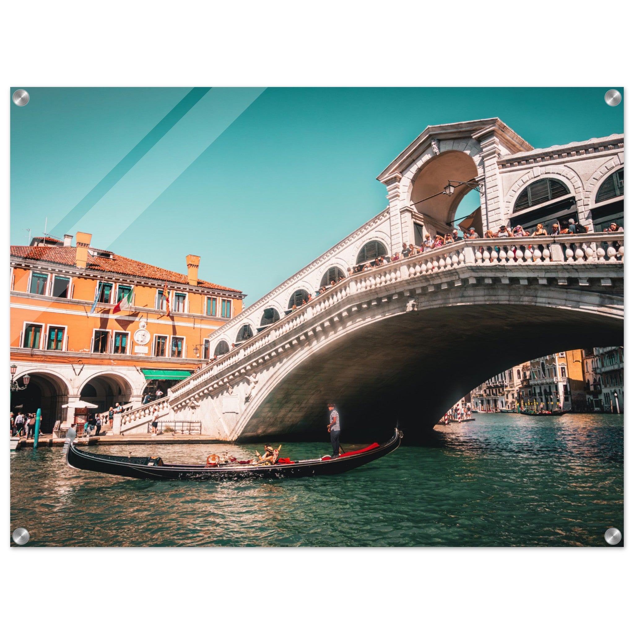 The Rialto Archway: Venice's Waterway Icon II | Acrylic Print