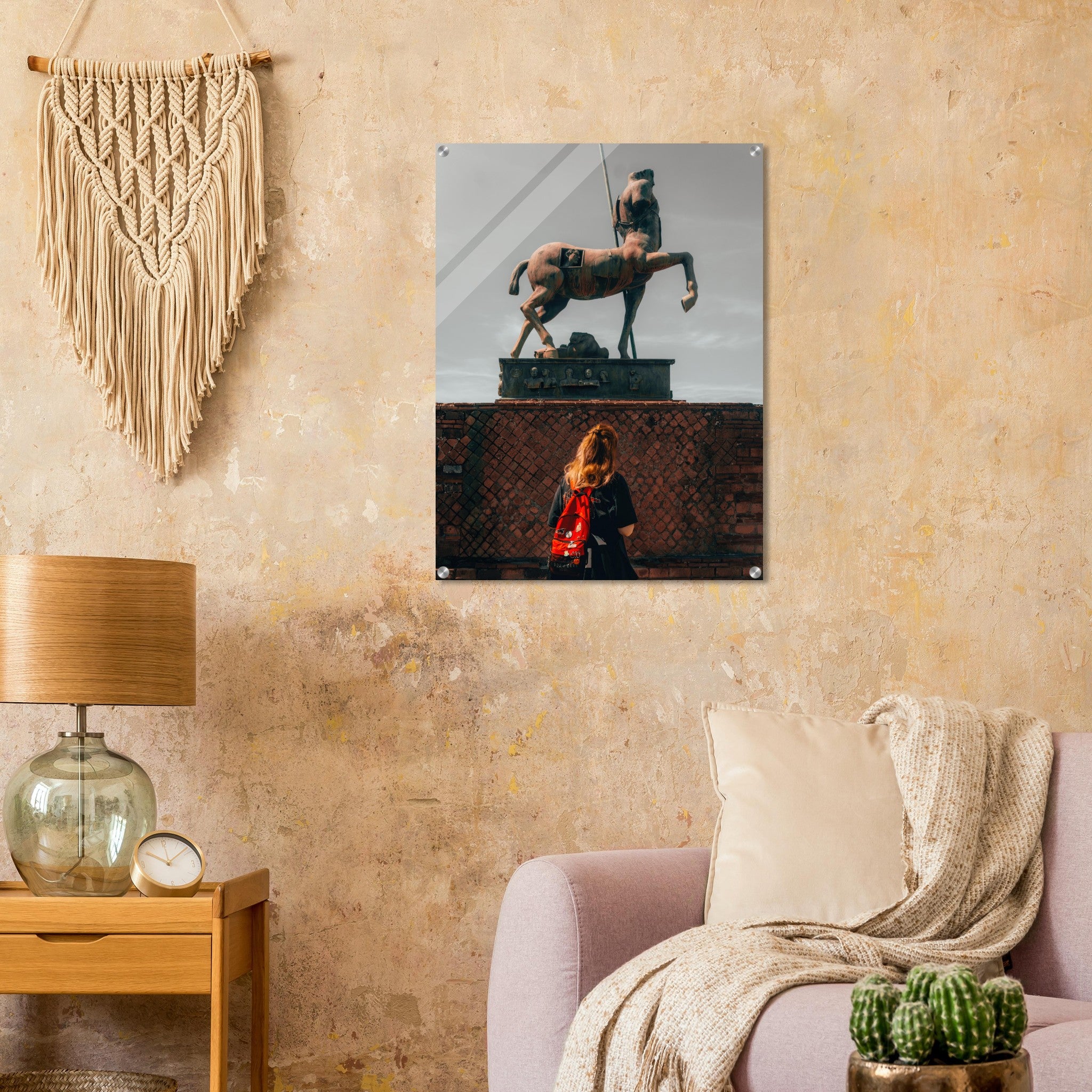 Enchanting Pompeii: Capturing the Centaur Statue |  Acrylic Print