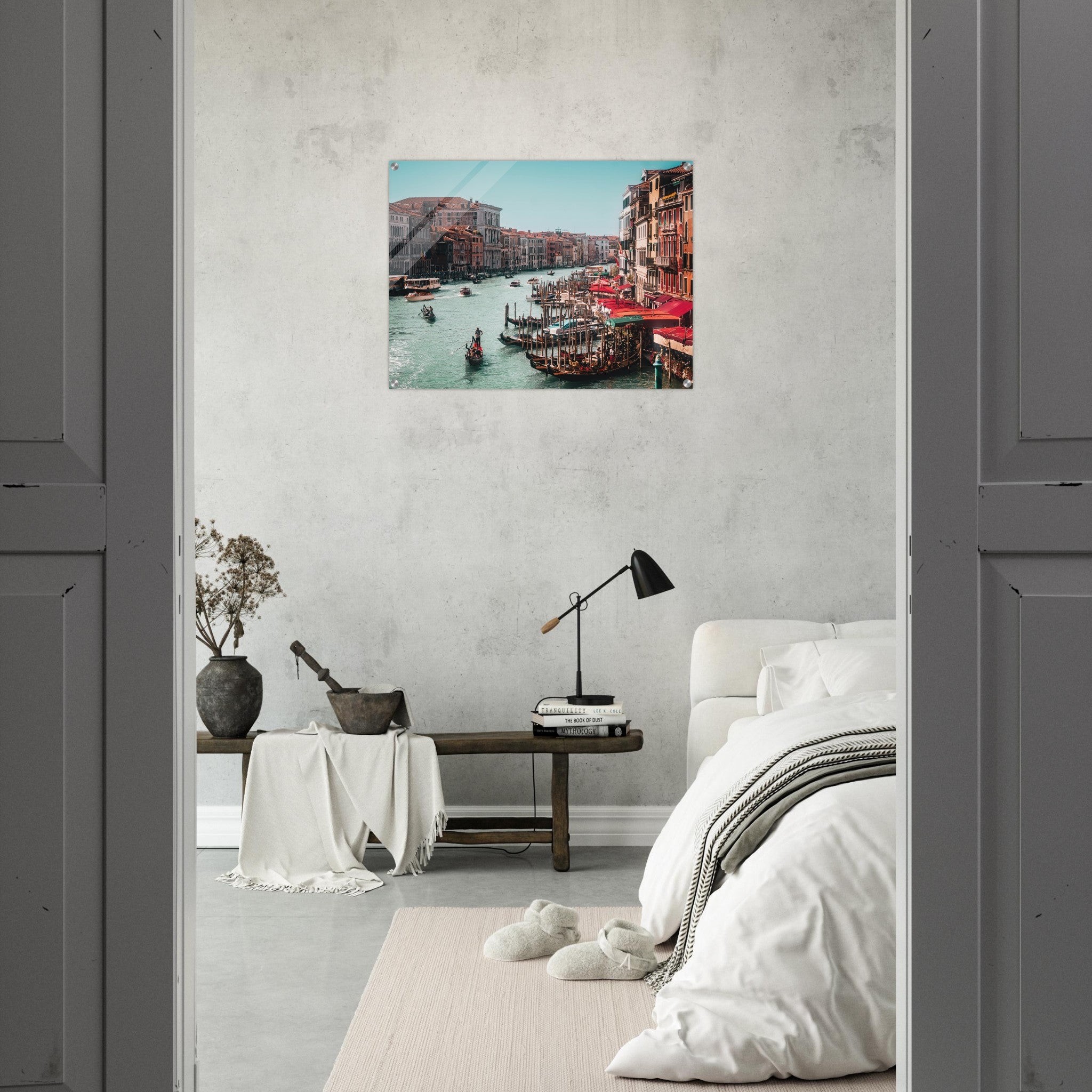 Bustling Venice: Life on the Grand Canal | Acrylic Print