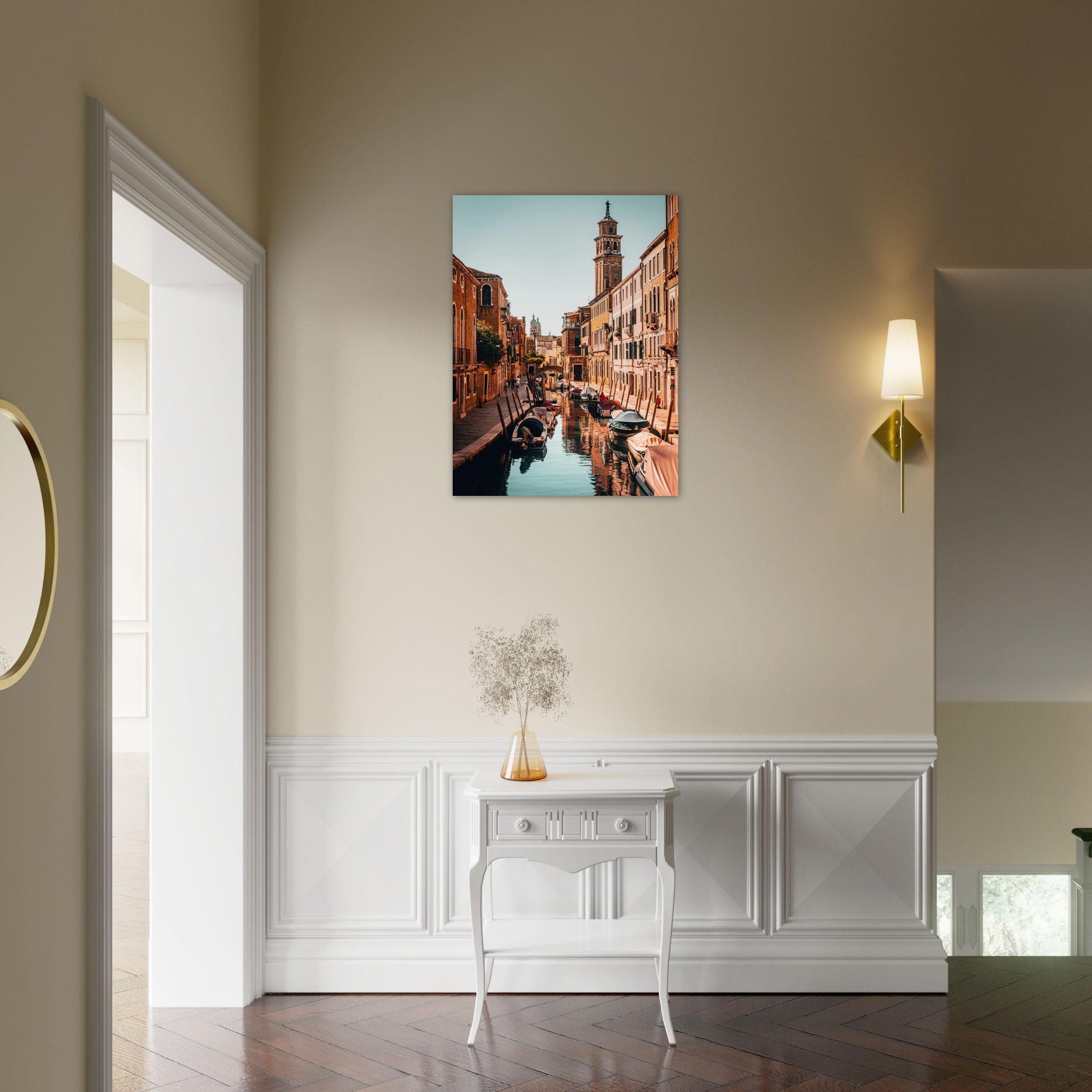 Charming Venice: Serene Canals and Timeless Architecture | Metal Print