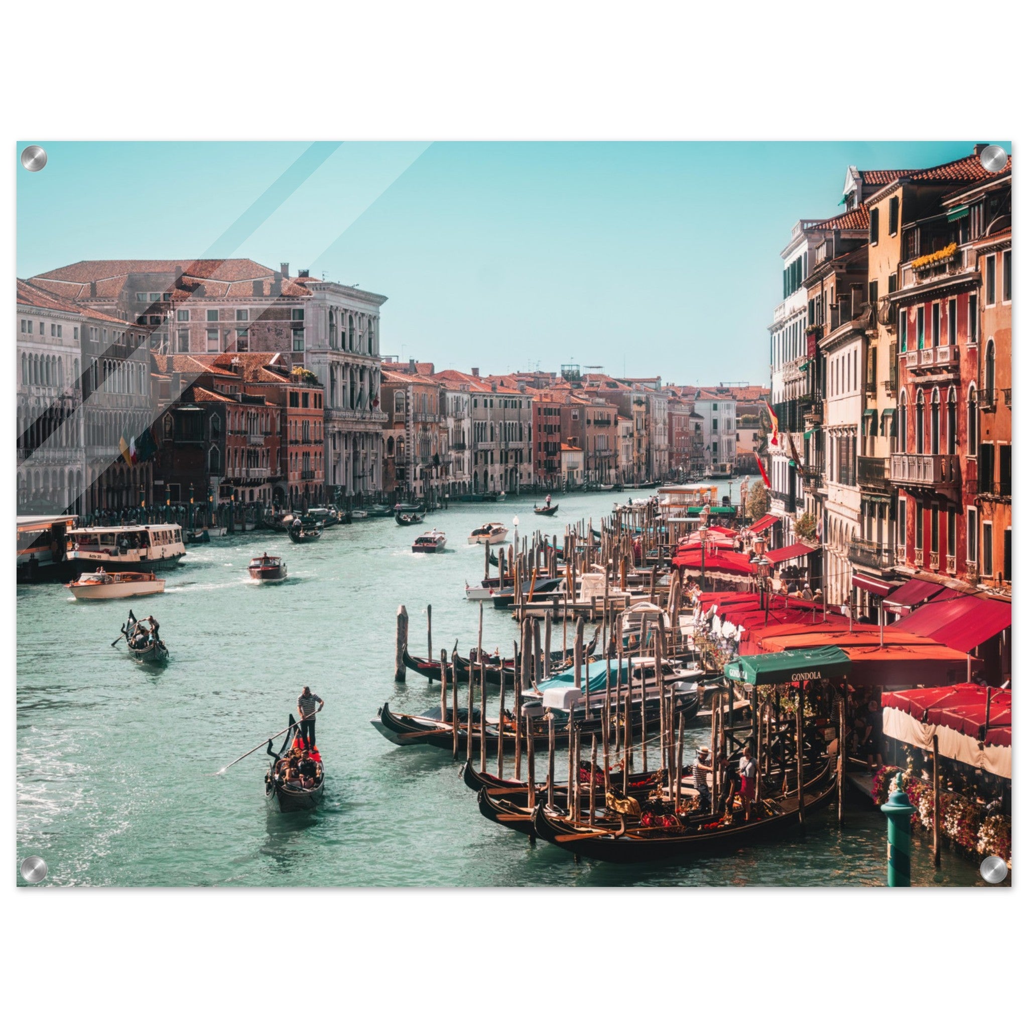 Bustling Venice: Life on the Grand Canal | Acrylic Print