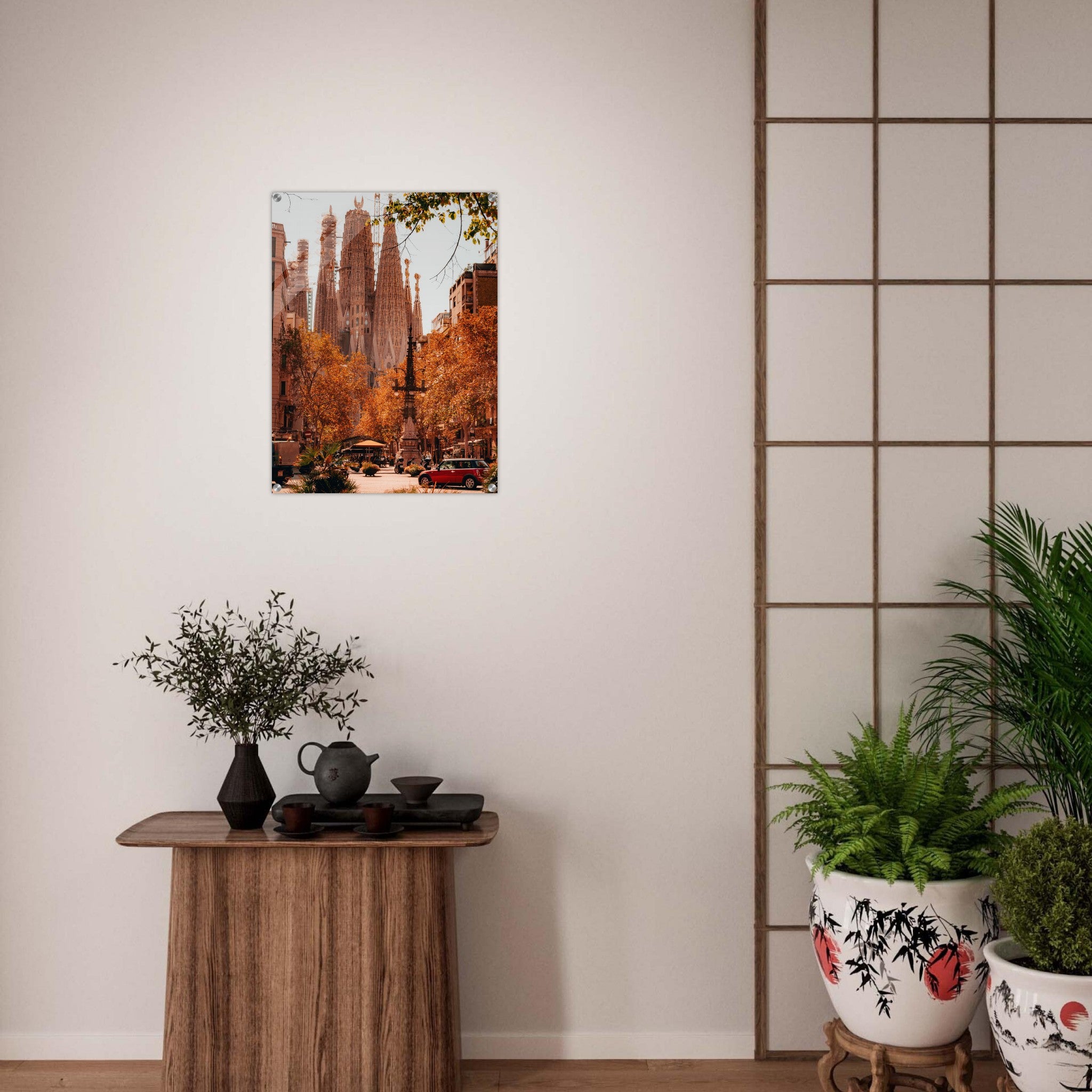 A Day in Barcelona: The Sagrada Família's Timeless Appeal | Acrylic Print