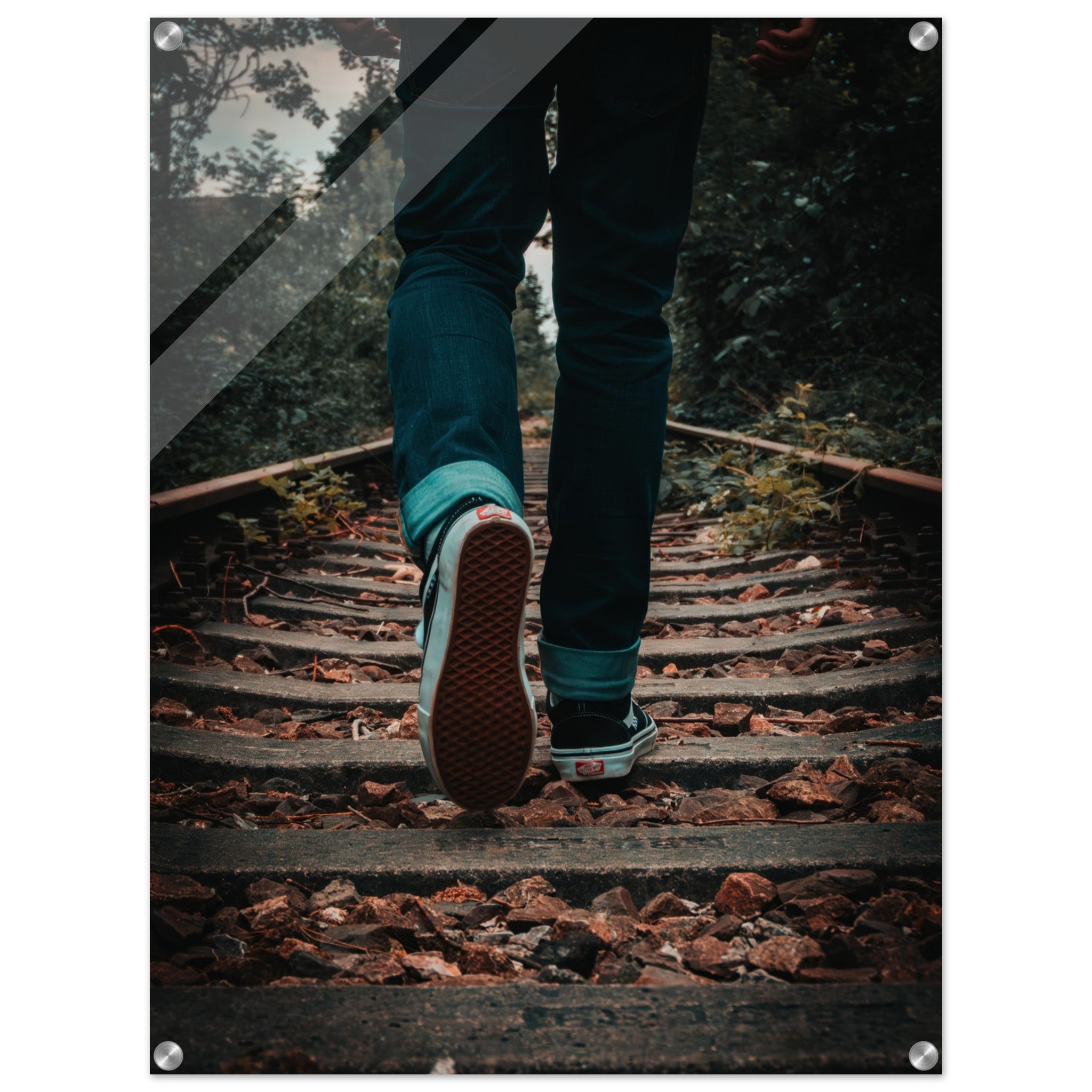 Abandoned Railway Walk | Acrylic Print