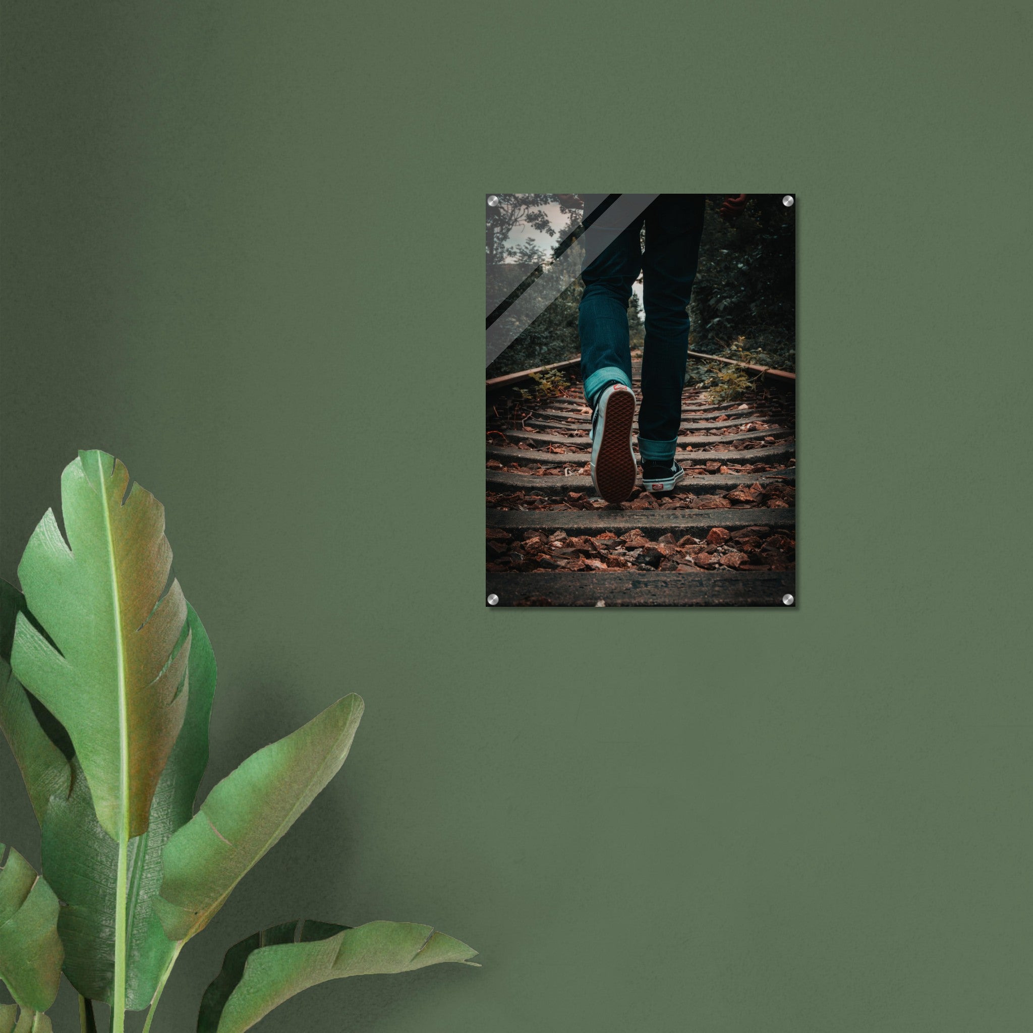 Abandoned Railway Walk | Acrylic Print