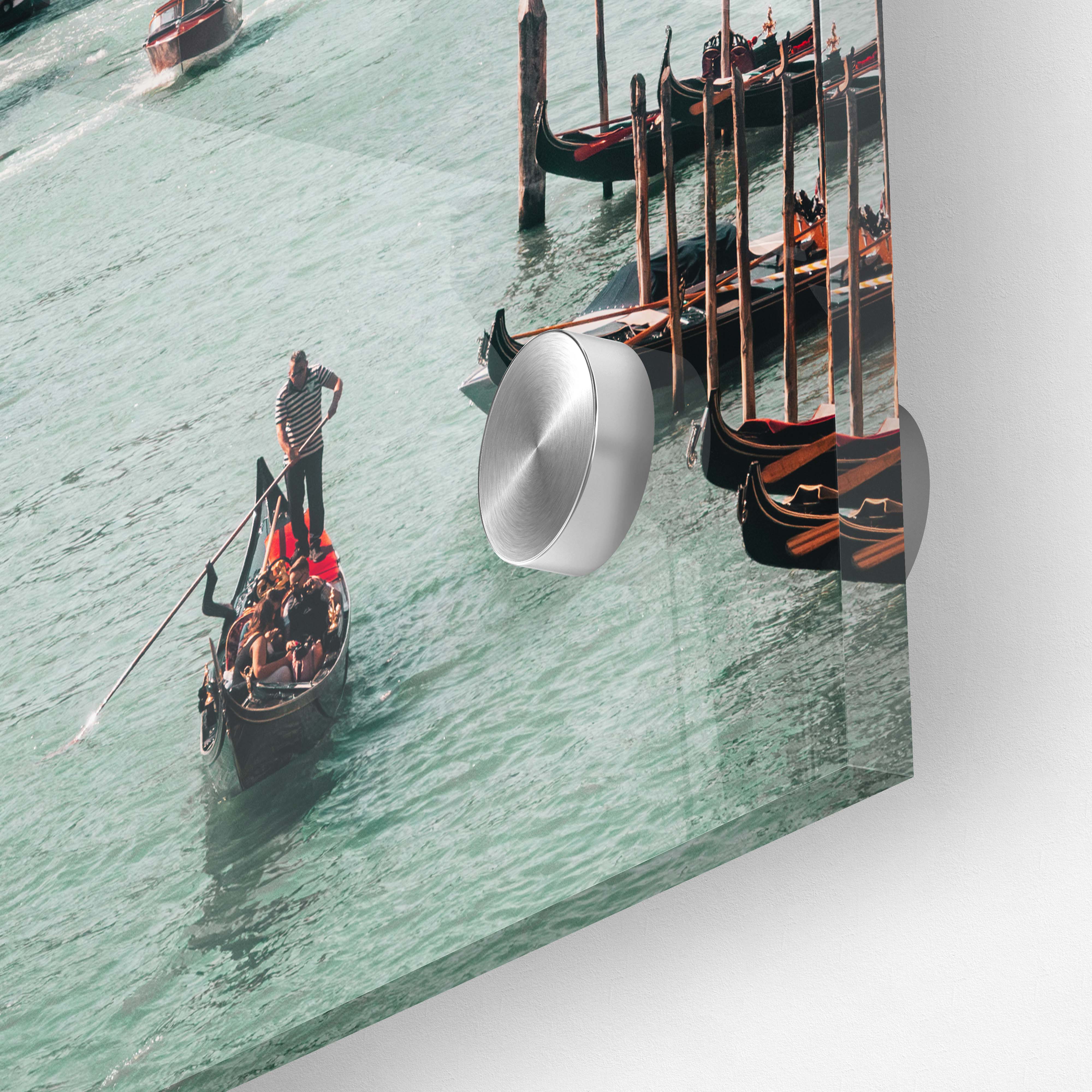 Bustling Venice: Life on the Grand Canal | Acrylic Print