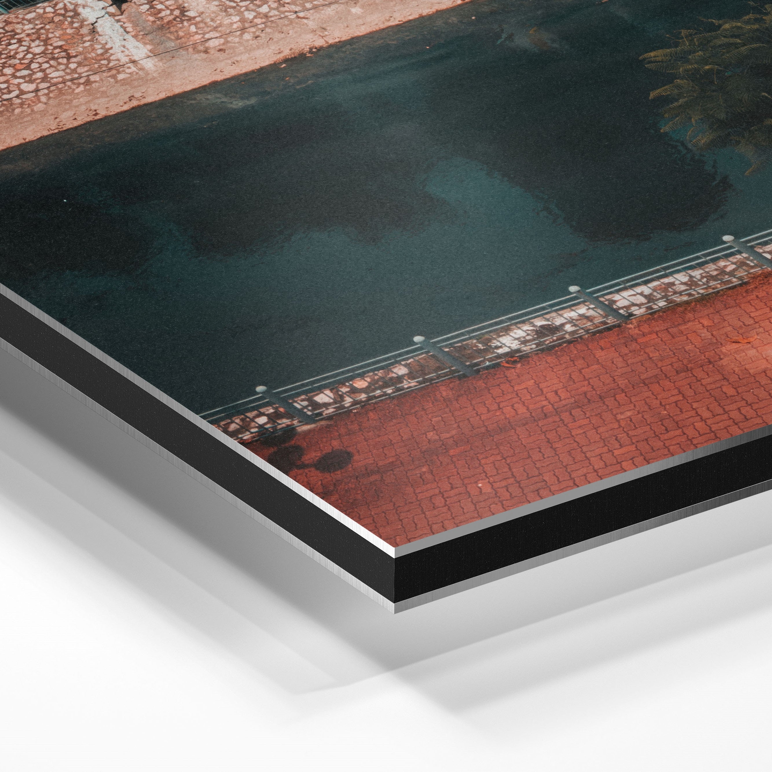 Captivating Hanoi City: Urban River Beauty | Metal Print