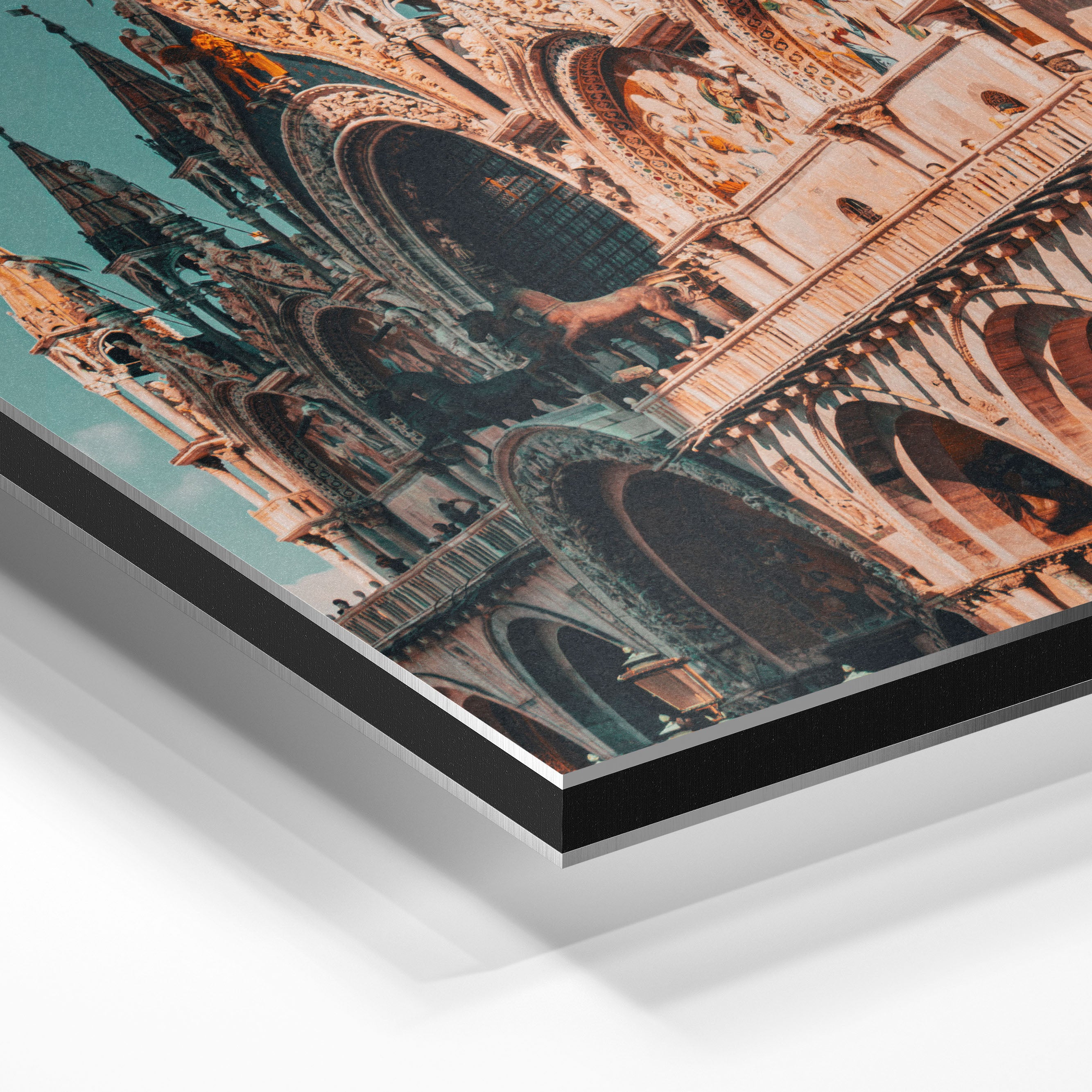Architectural Elegance: Venice's Saint Mark's Facade | Metal Print