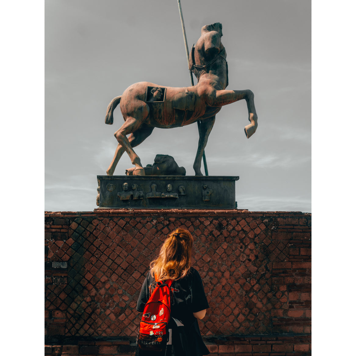 Enchanting Pompeii: Capturing the Centaur Statue |  Acrylic Print
