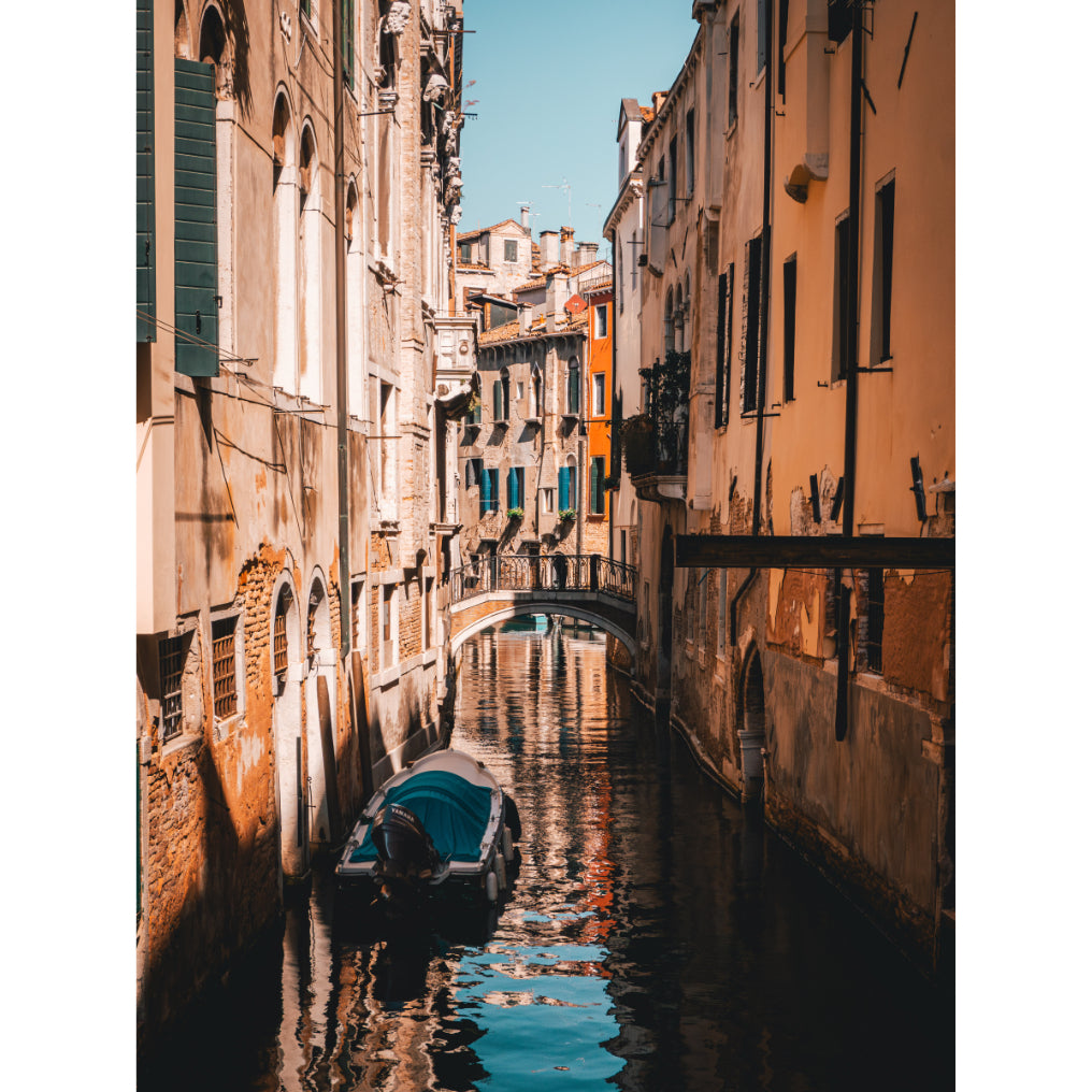Calm Waters of Venice: A Serene Canal Scene | Acrylic Print