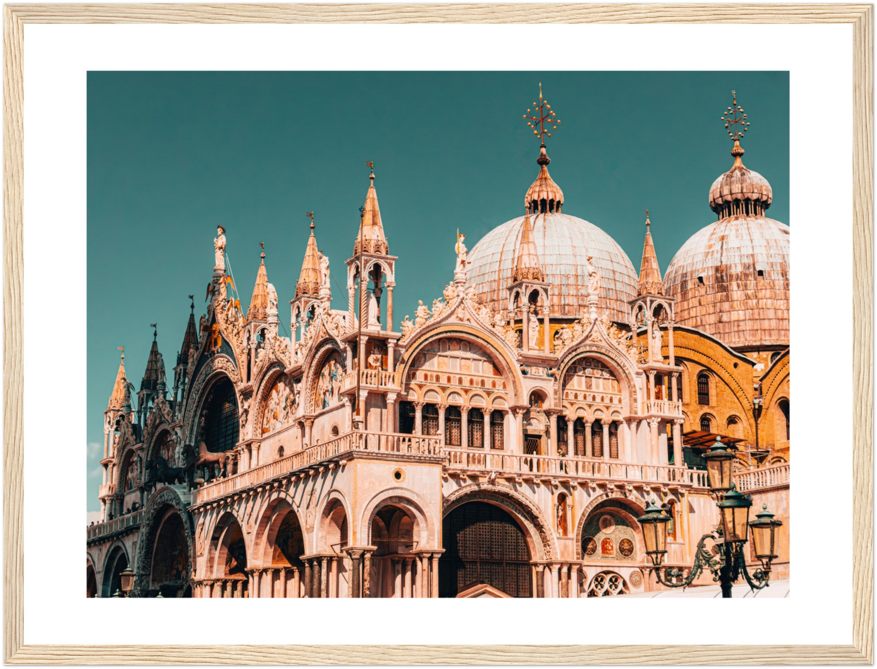 Architectural Elegance: Venice's Saint Mark's Facade | Poster