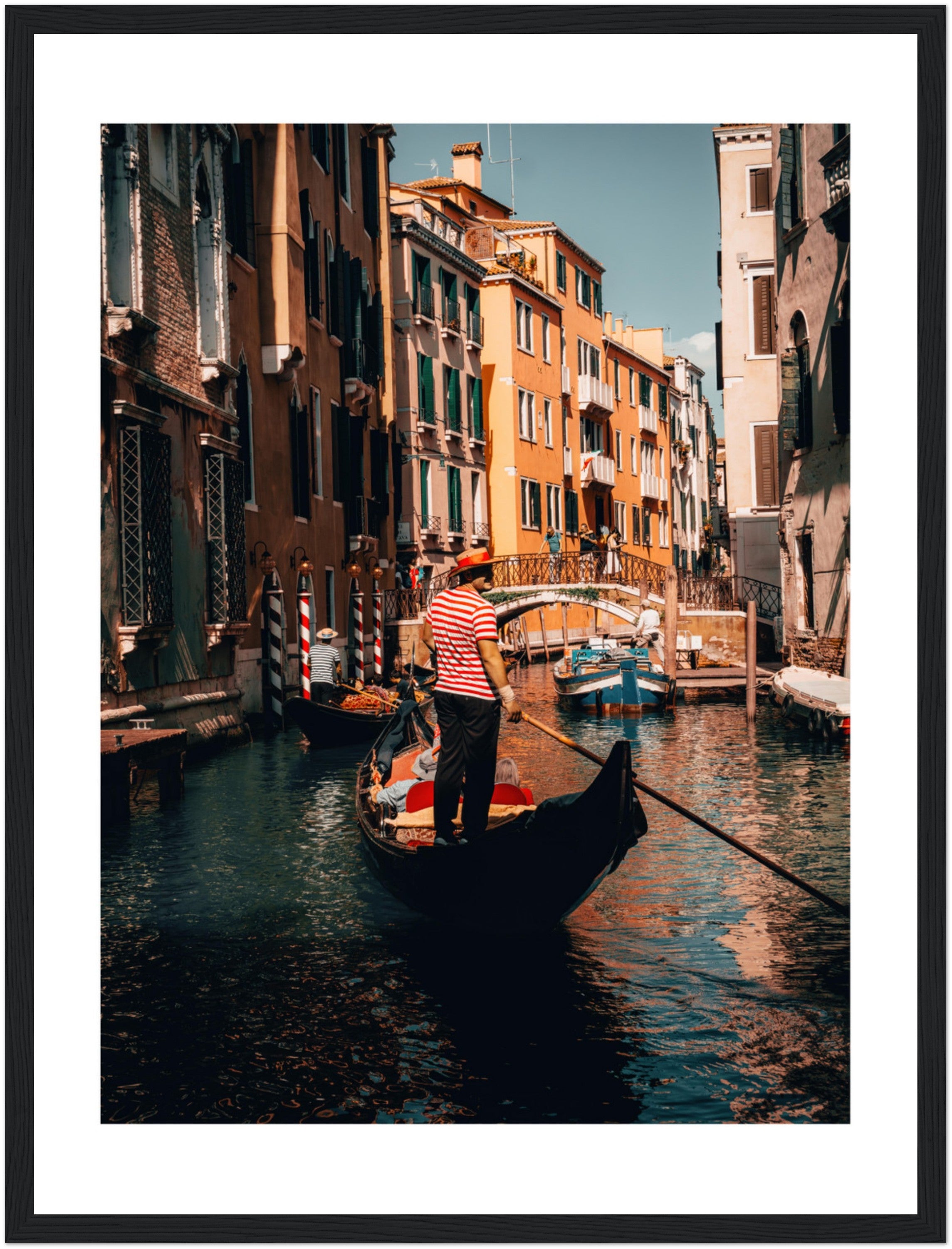 Canal Reflections: The Gondolier's Route | Poster