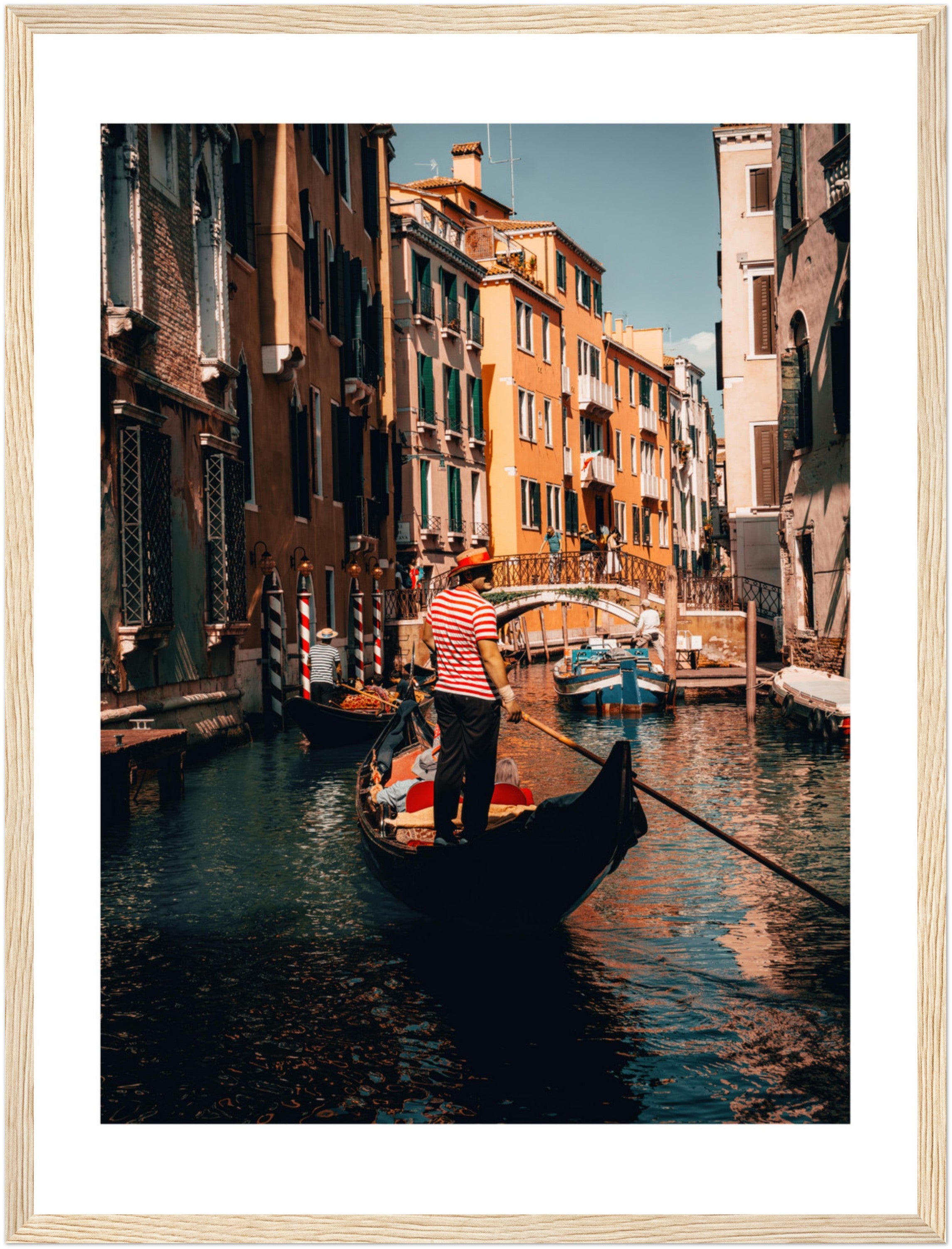 Canal Reflections: The Gondolier's Route | Poster