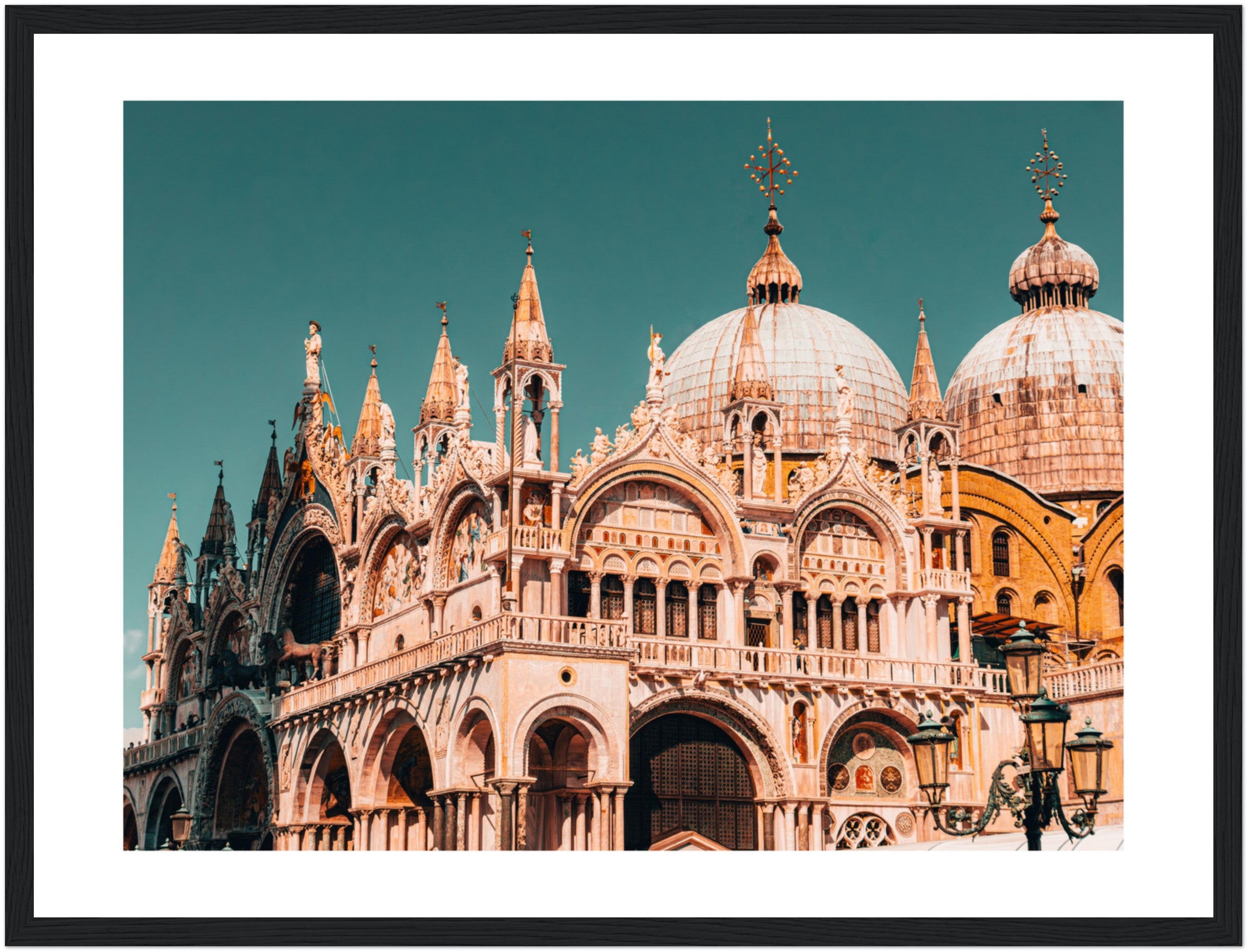 Architectural Elegance: Venice's Saint Mark's Facade | Poster