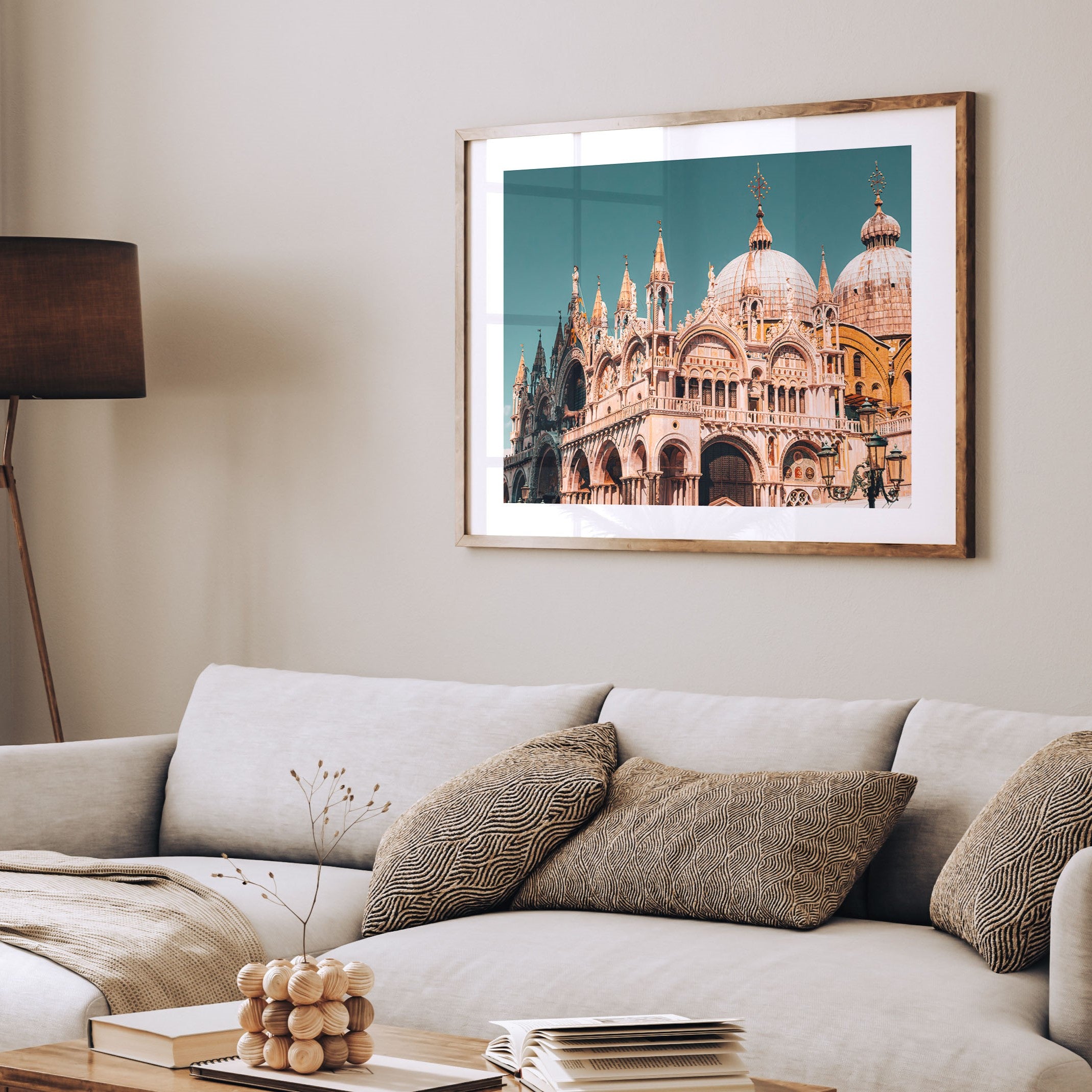 Architectural Elegance: Venice's Saint Mark's Facade | Poster