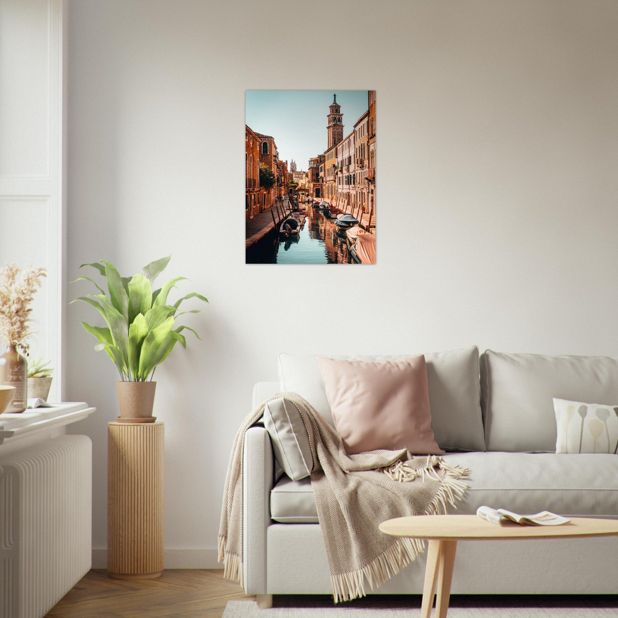 Charming Venice: Serene Canals and Timeless Architecture | Metal Print