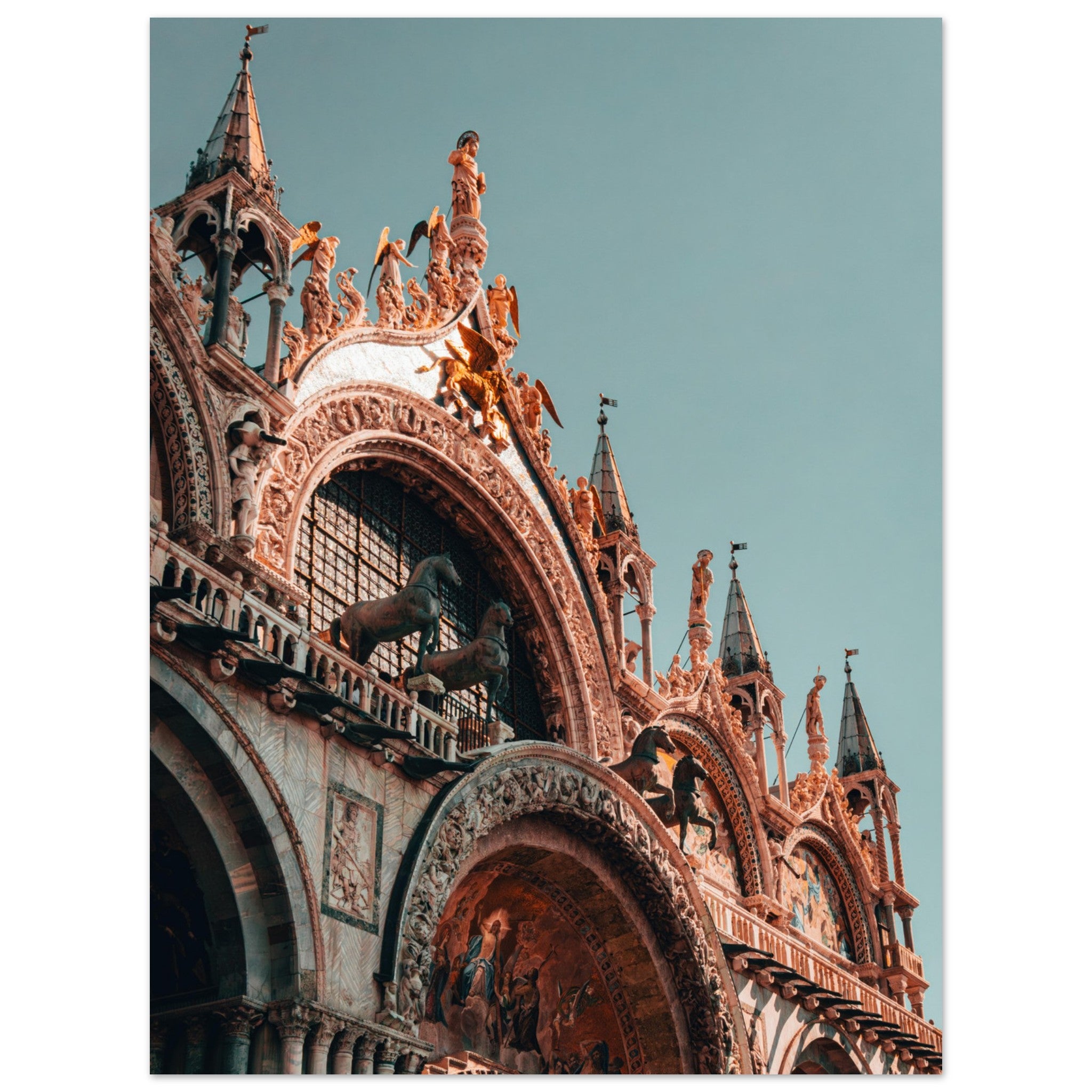 Venice's Crown Jewel: The Basilica of Saint Mark | Metal Print