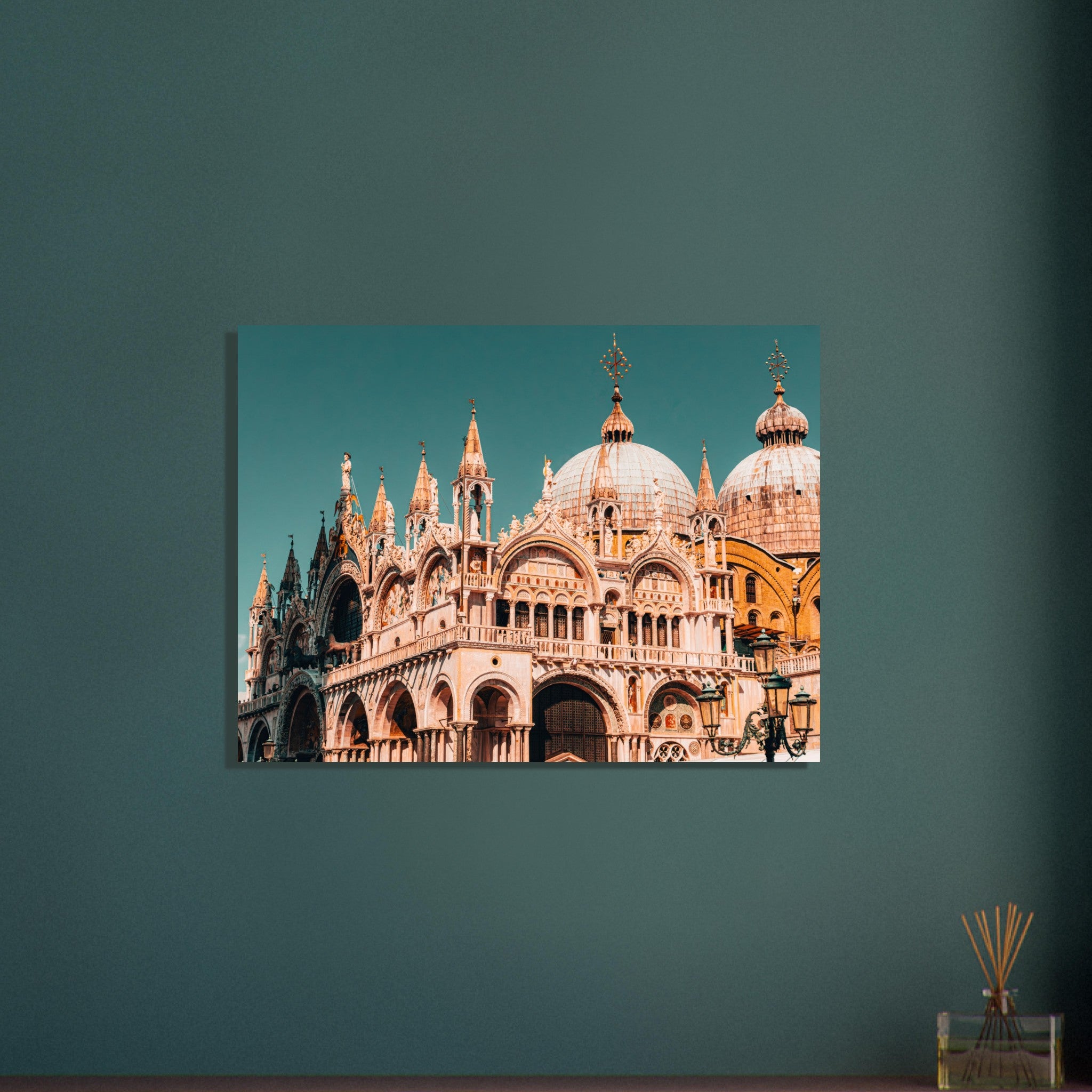 Architectural Elegance: Venice's Saint Mark's Facade | Metal Print