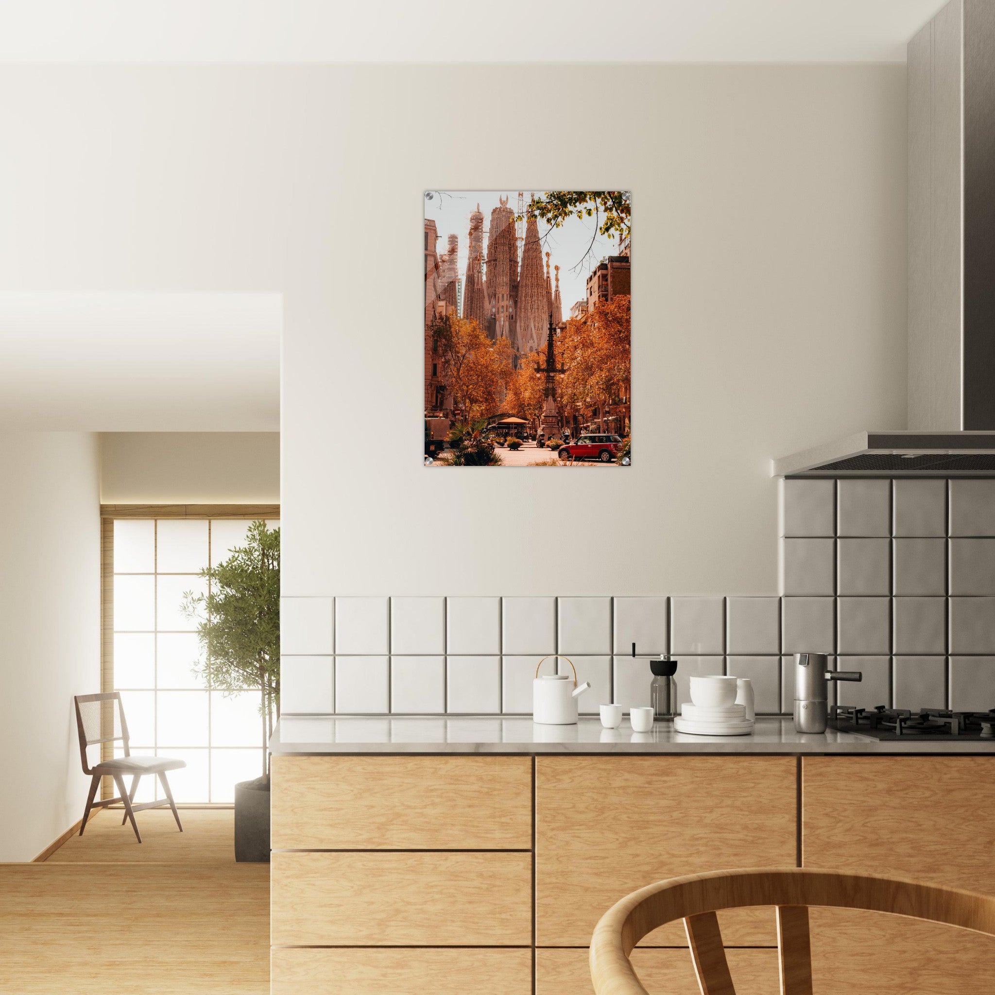 A Day in Barcelona: The Sagrada Família's Timeless Appeal | Acrylic Print