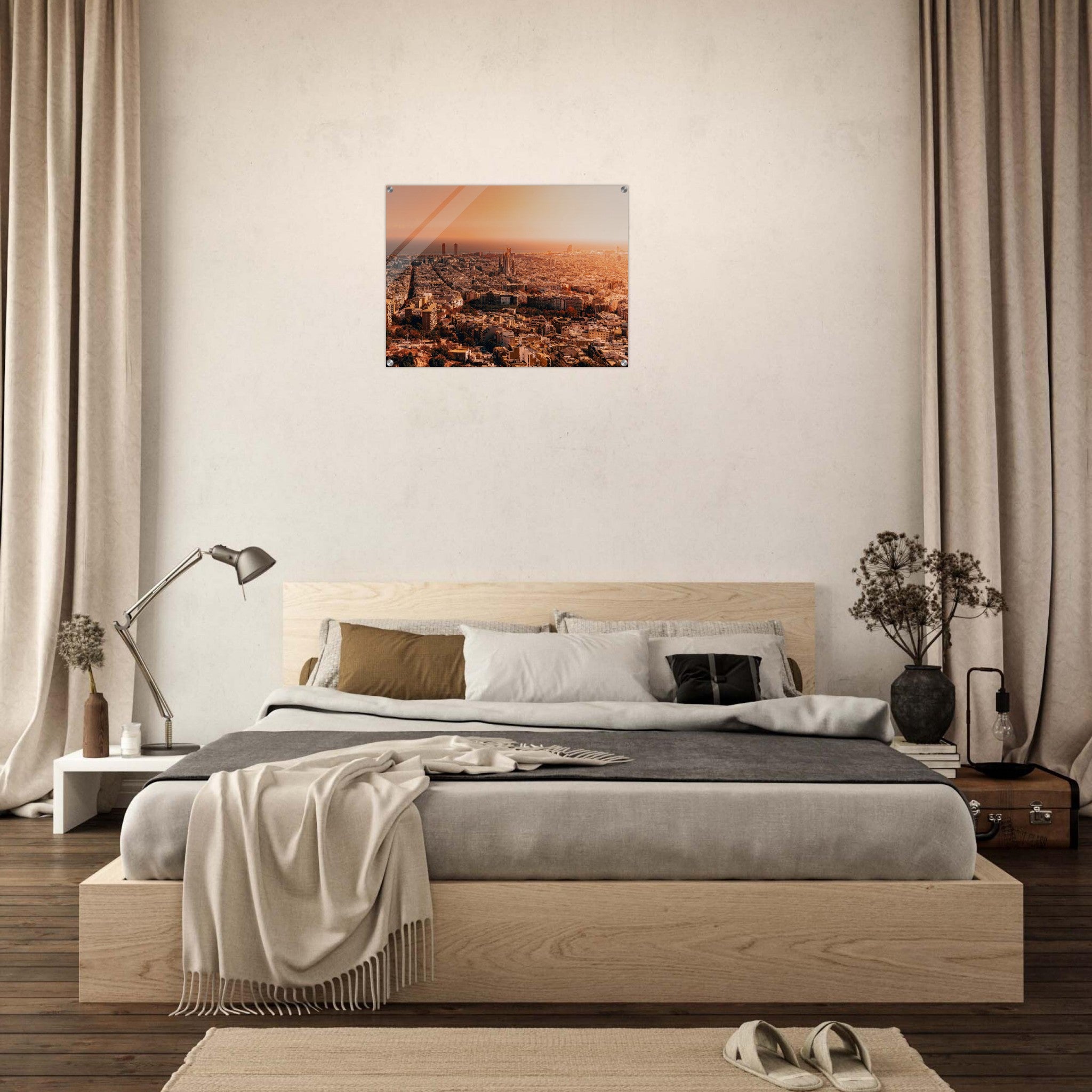 Barcelona Sunset: The Sagrada Família Stands Tall II | Acrylic Print