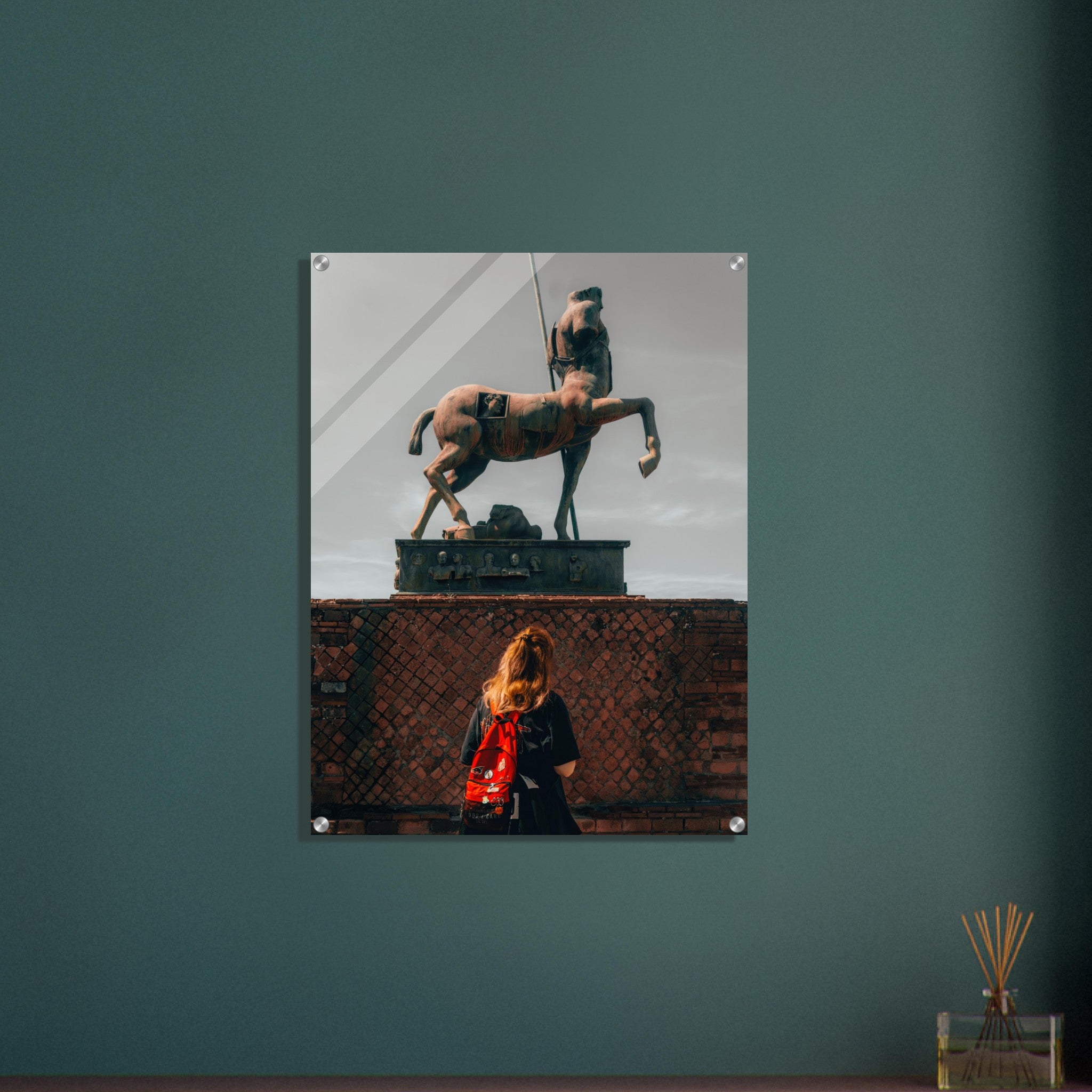 Enchanting Pompeii: Capturing the Centaur Statue |  Acrylic Print