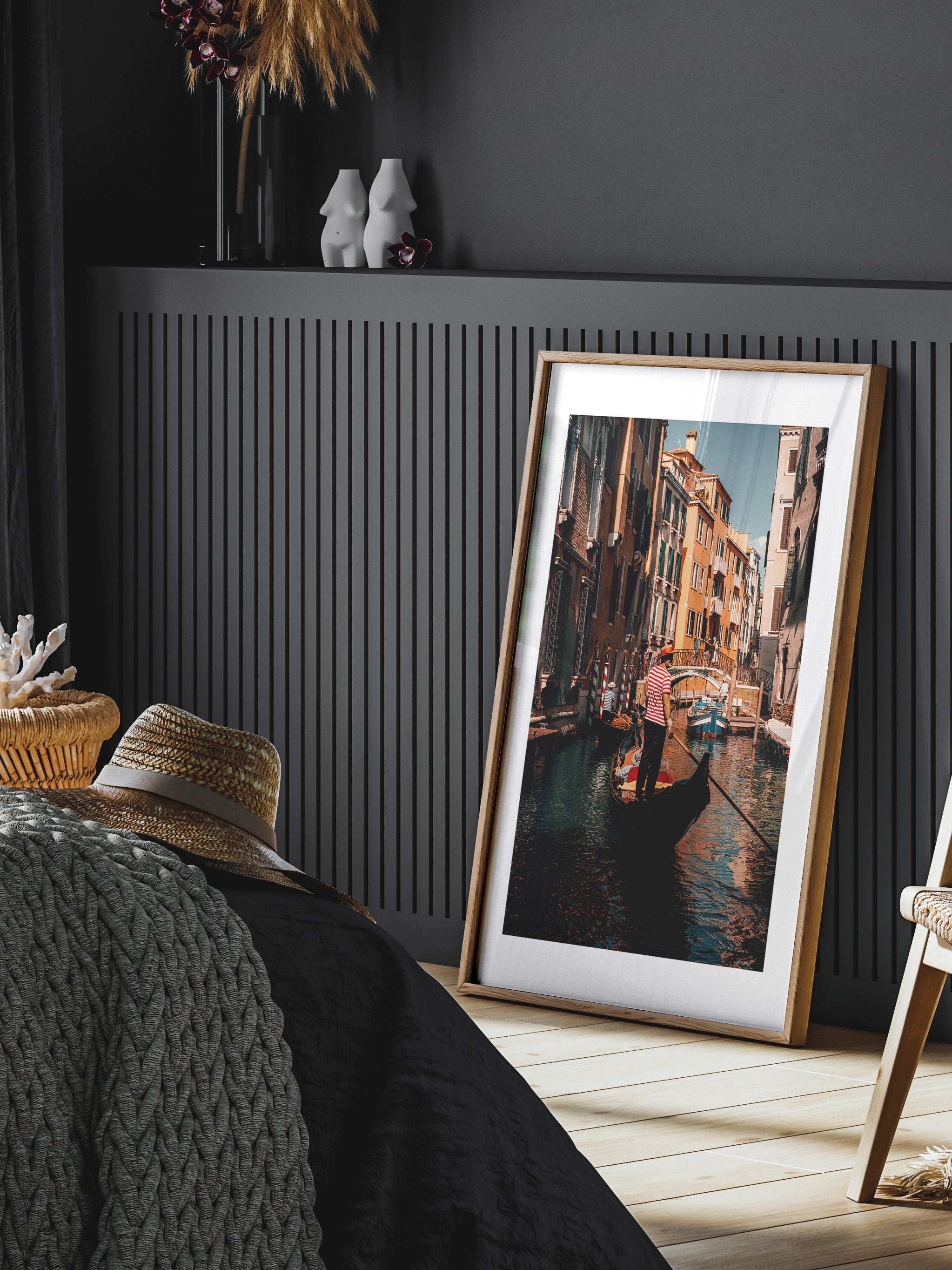 Canal Reflections: The Gondolier's Route | Poster